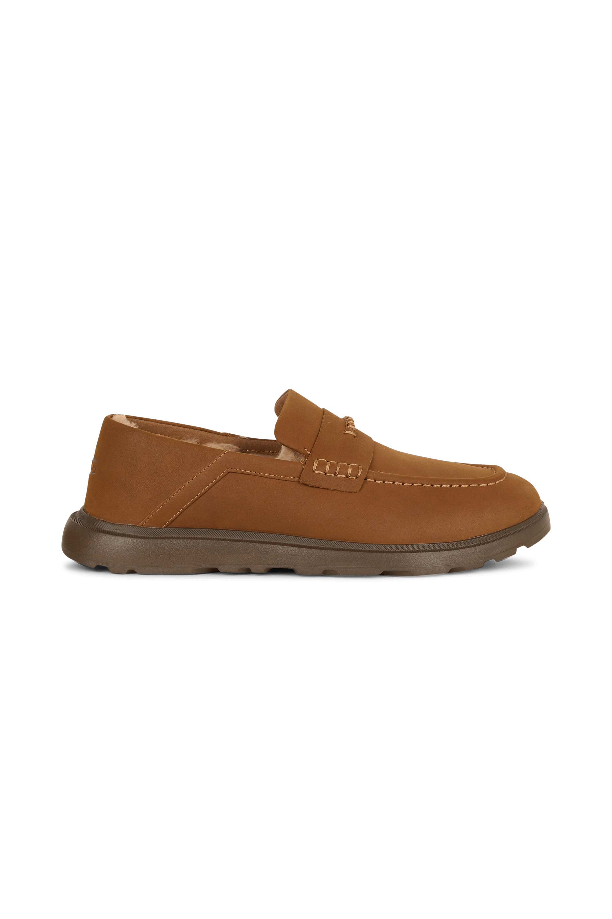 Leather deck shoes M SHEP PENNY LOAFER Chestnut