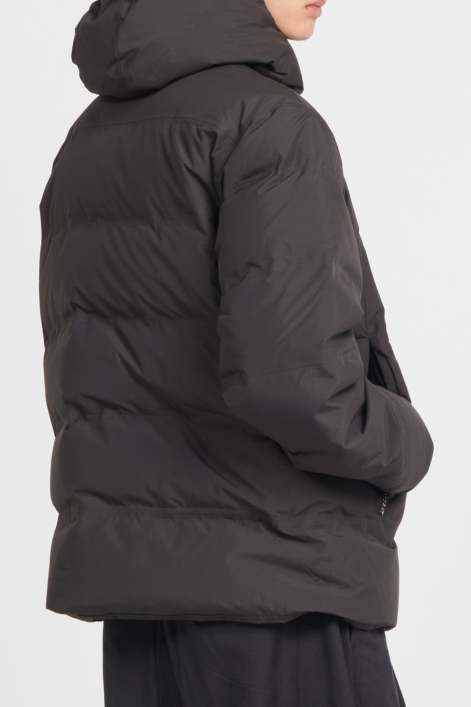 Lightweight quilted padded jacket with high neck | Black PATAGONIA Men
