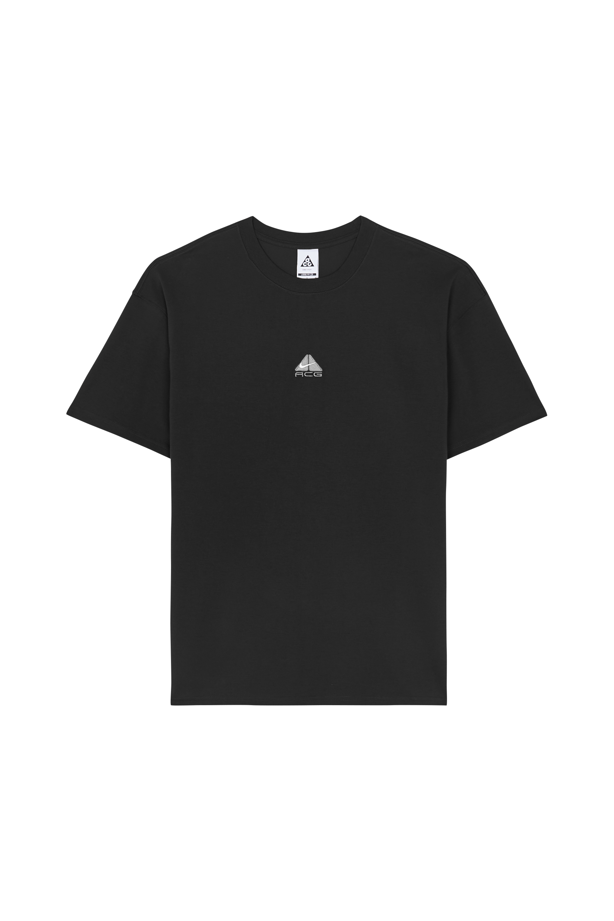 Regular-fit round-neck cotton T-shirt NIKE Black