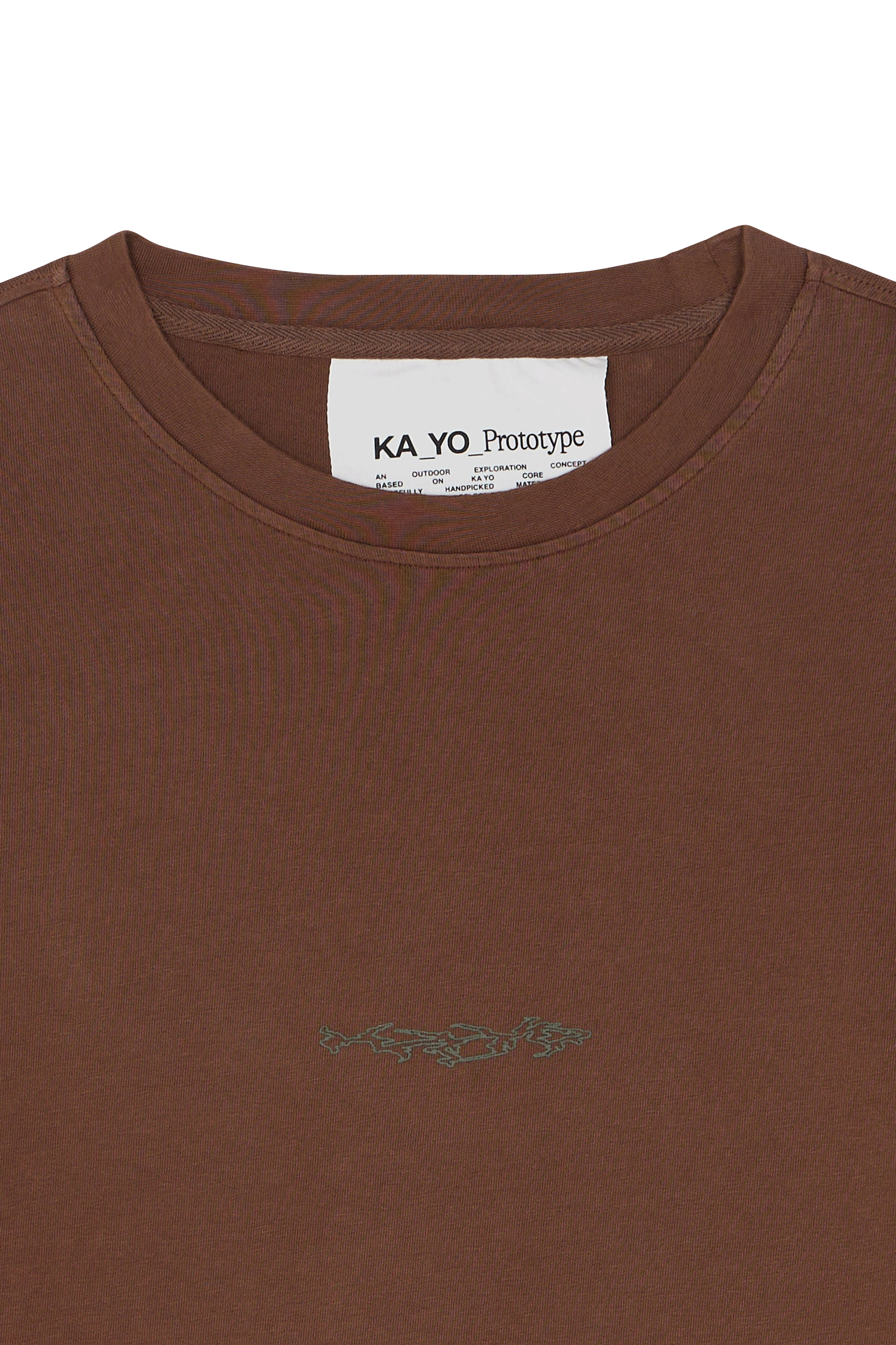 T-shirt Marron