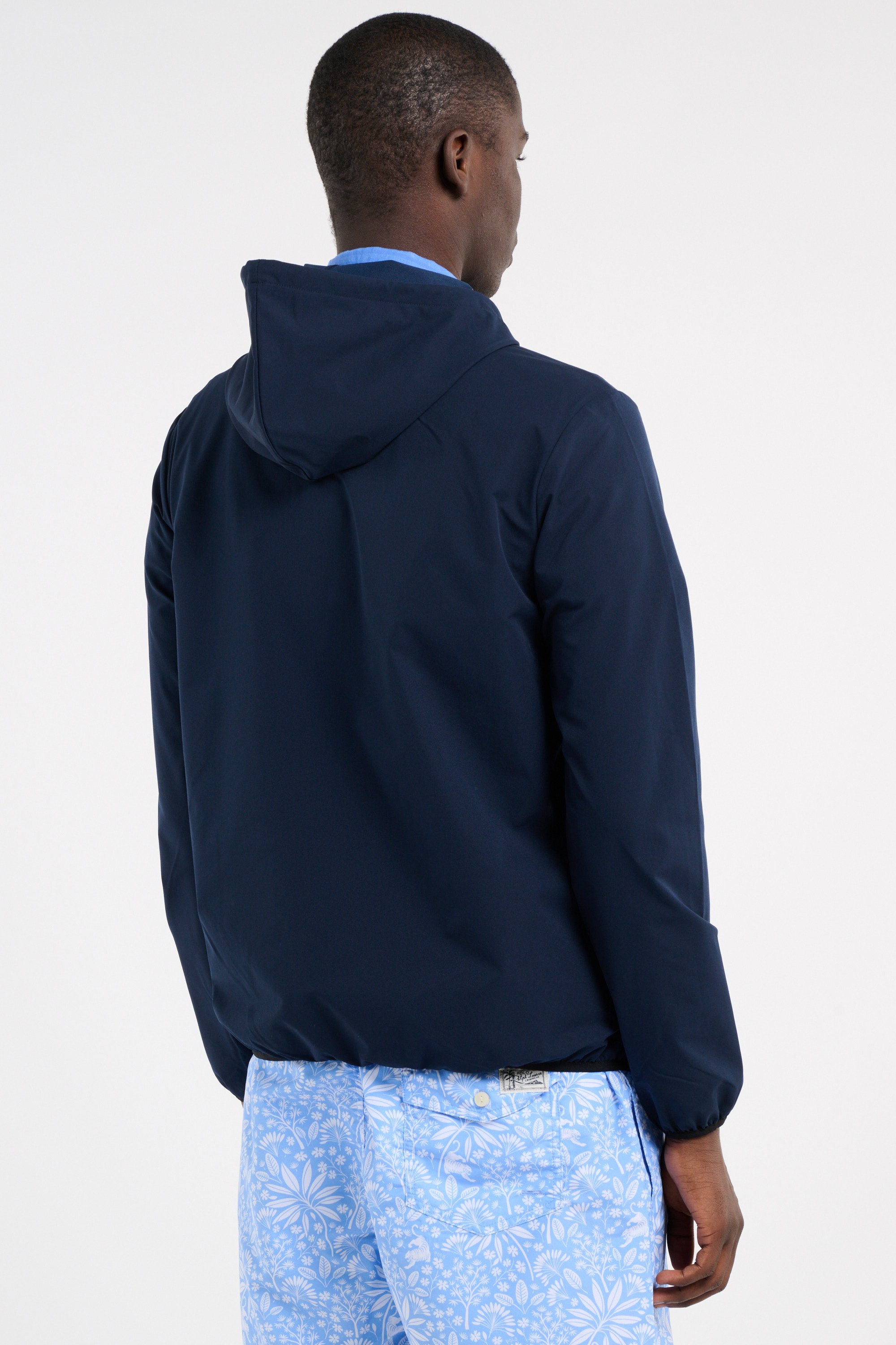 Hoodie zippé Bleu