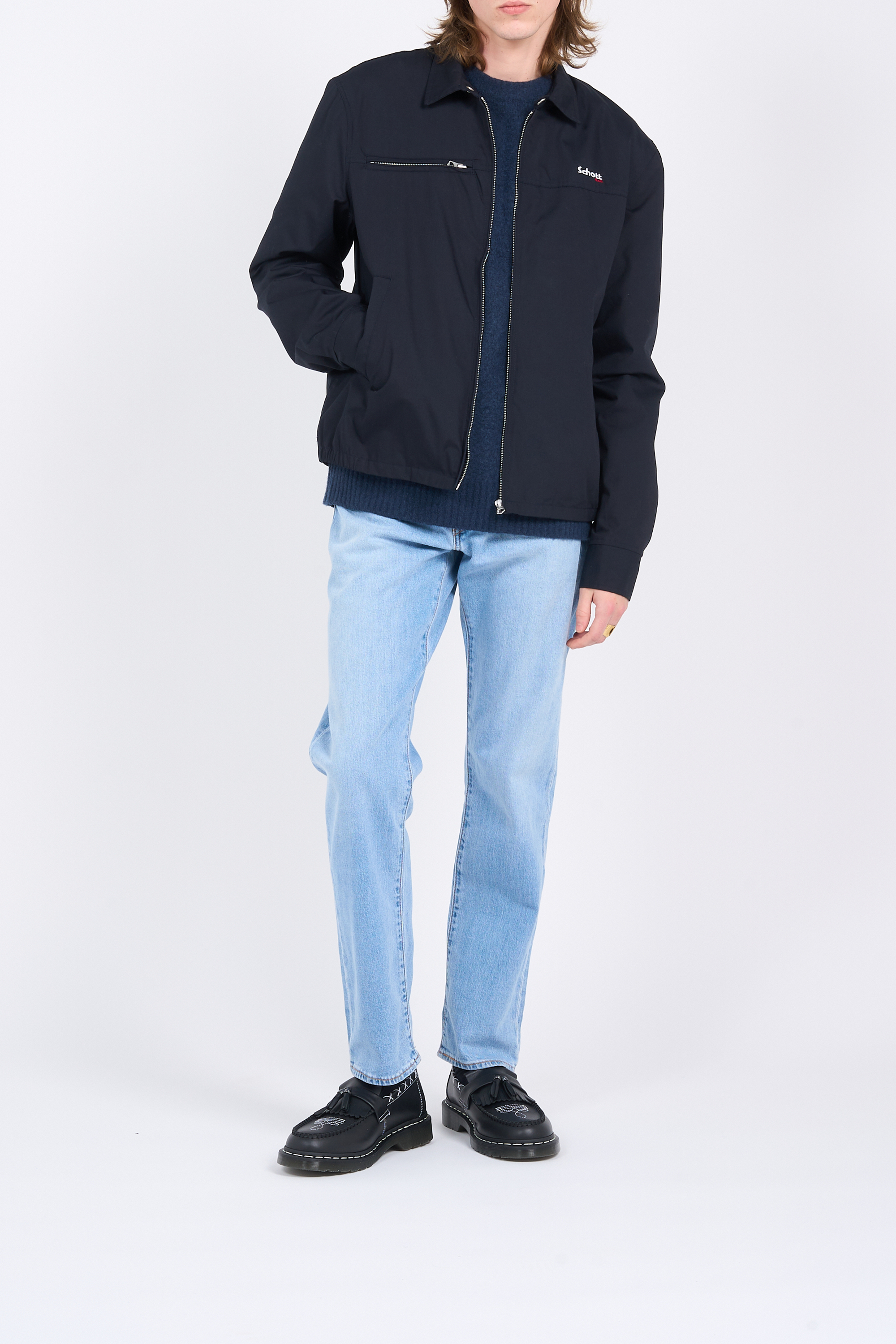 Veste | Bleu SCHOTT Homme