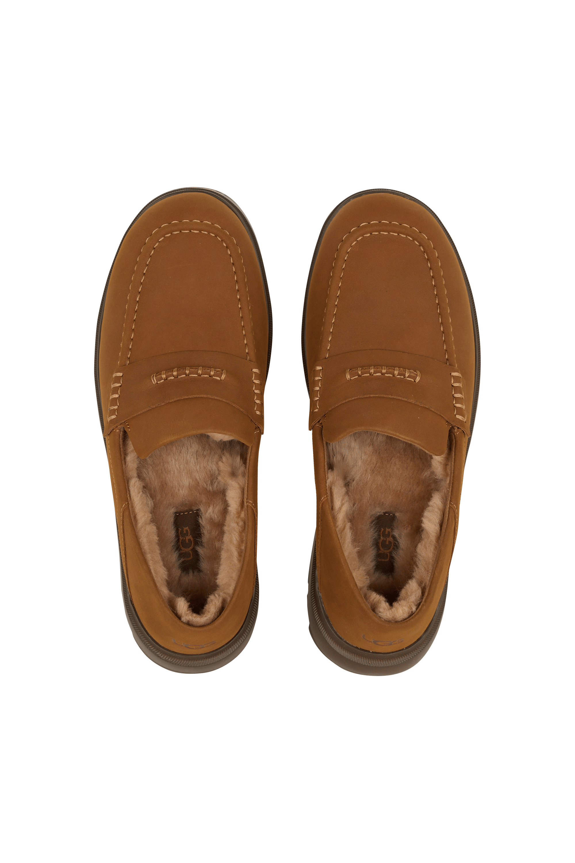 Leather deck shoes | Brown UGG Men