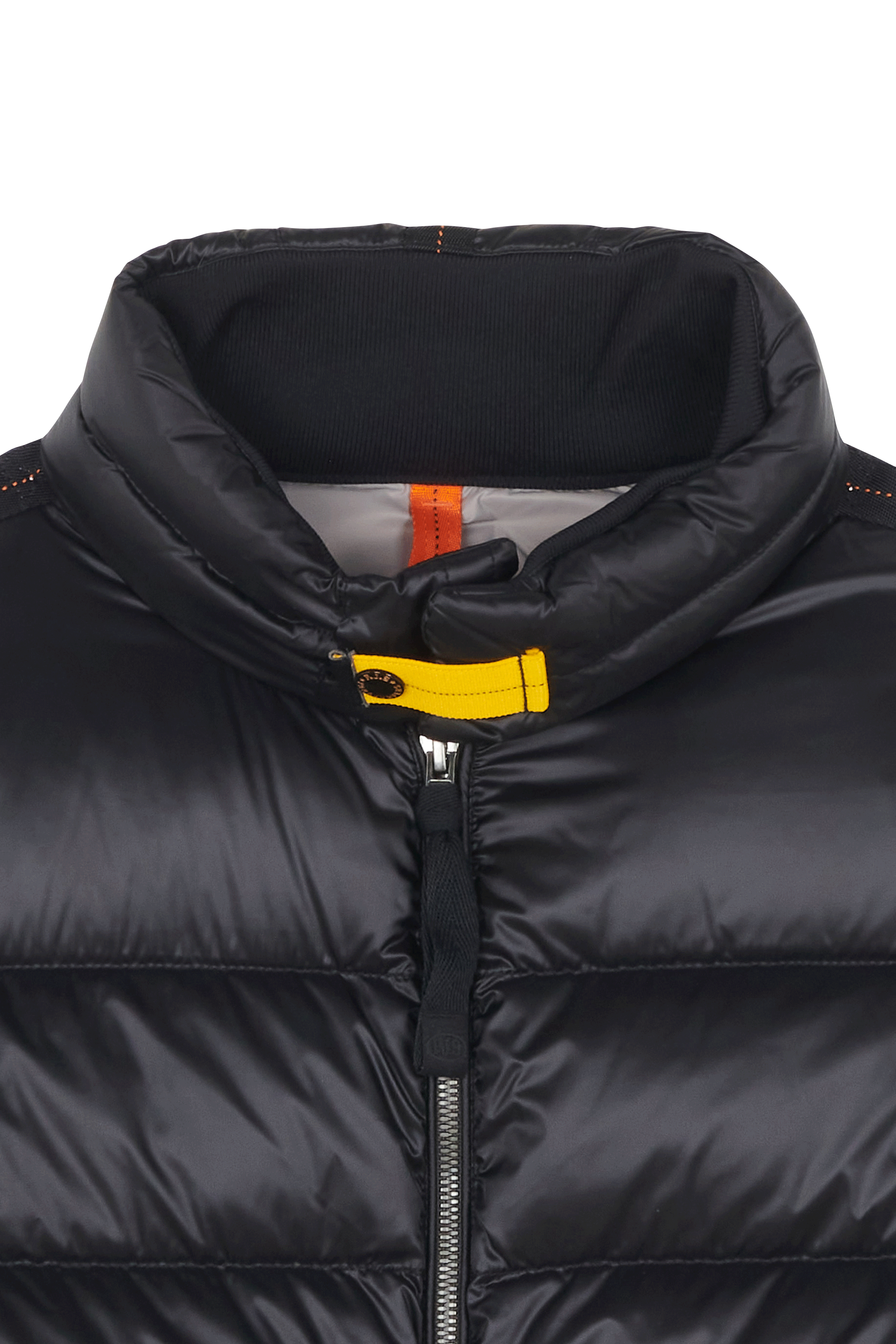 Lightweight quilted padded jacket with high neck Black