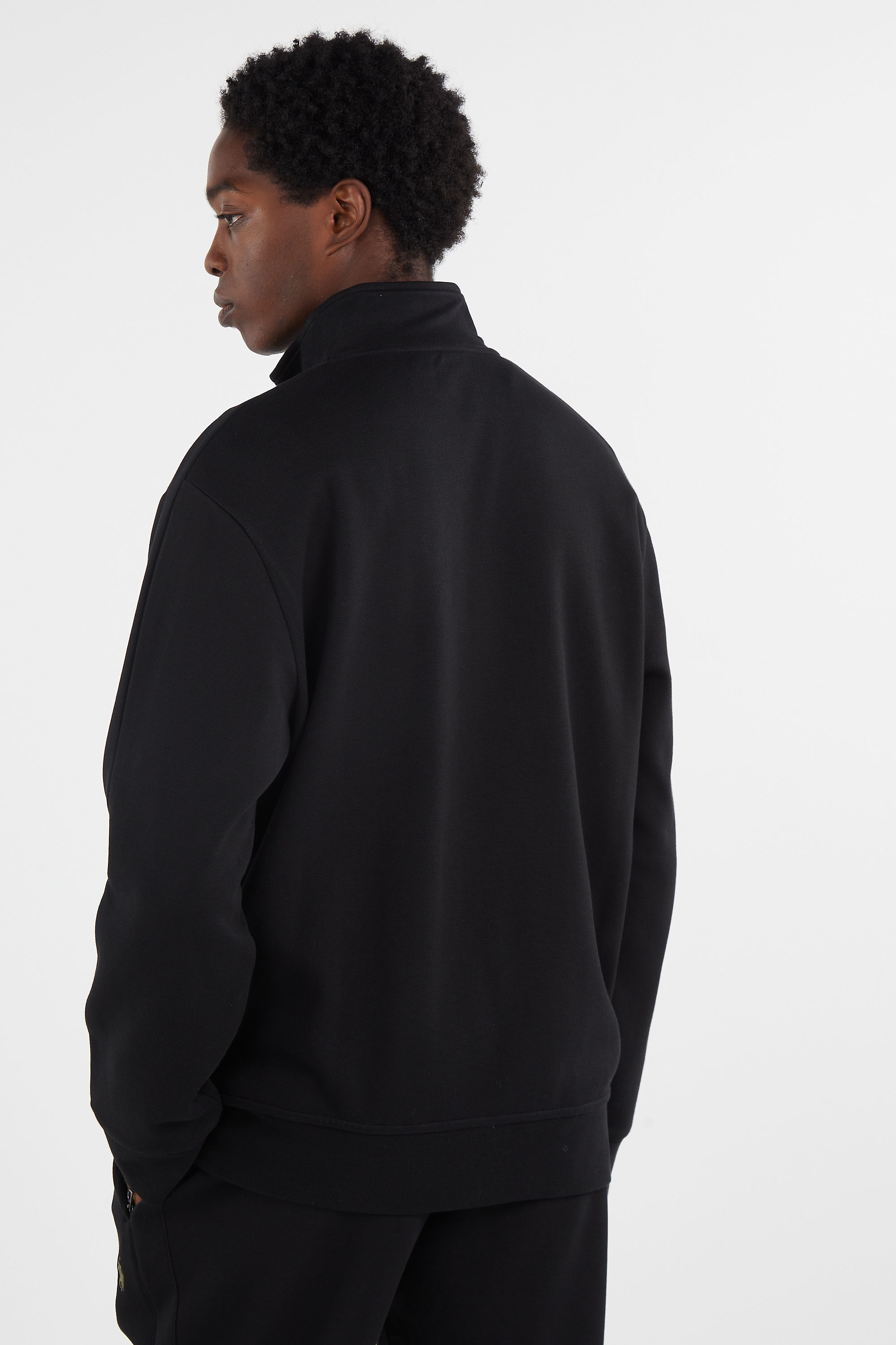 Zip-up sweatshirt Black
