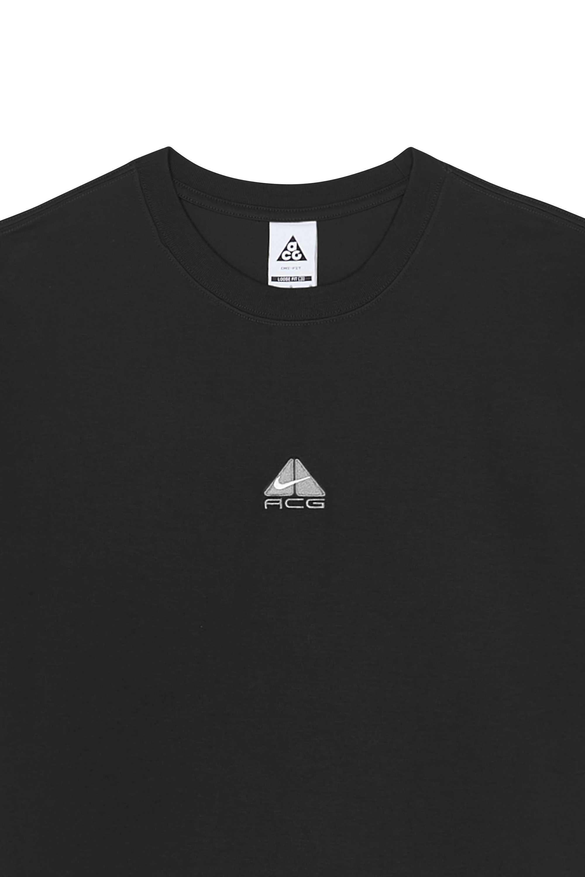 Regular-fit round-neck cotton T-shirt NIKE Black