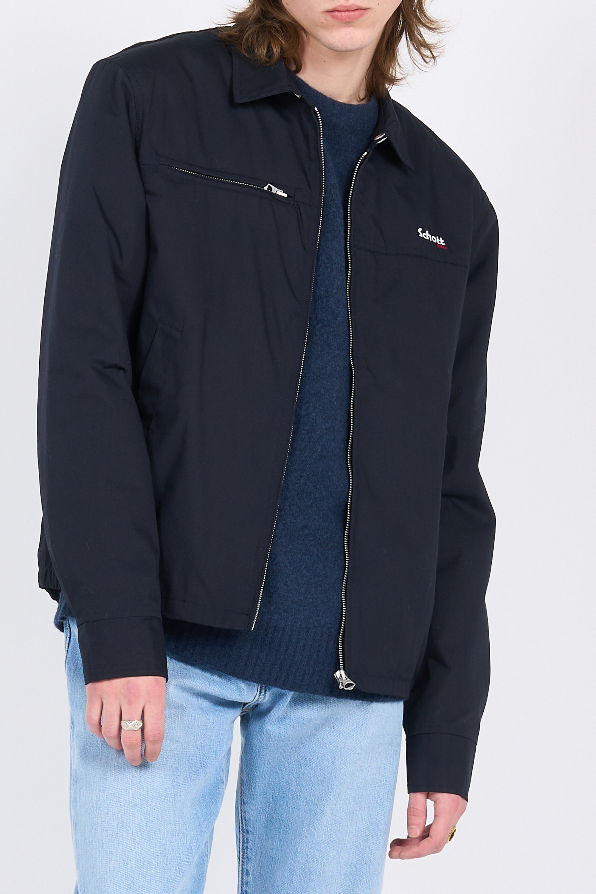 Veste | Bleu SCHOTT Homme