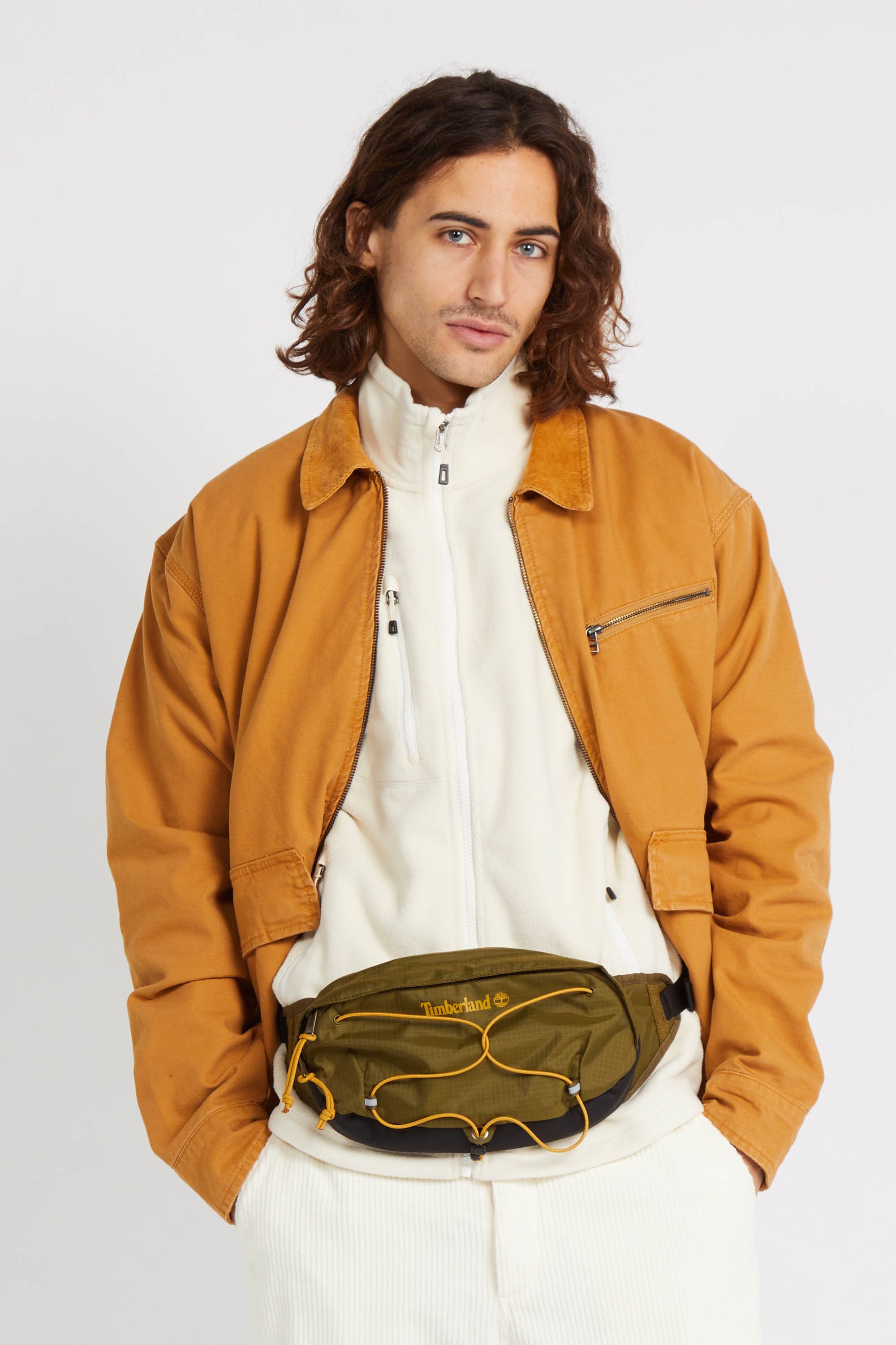 Canvas waist bag TIMBERLAND Green