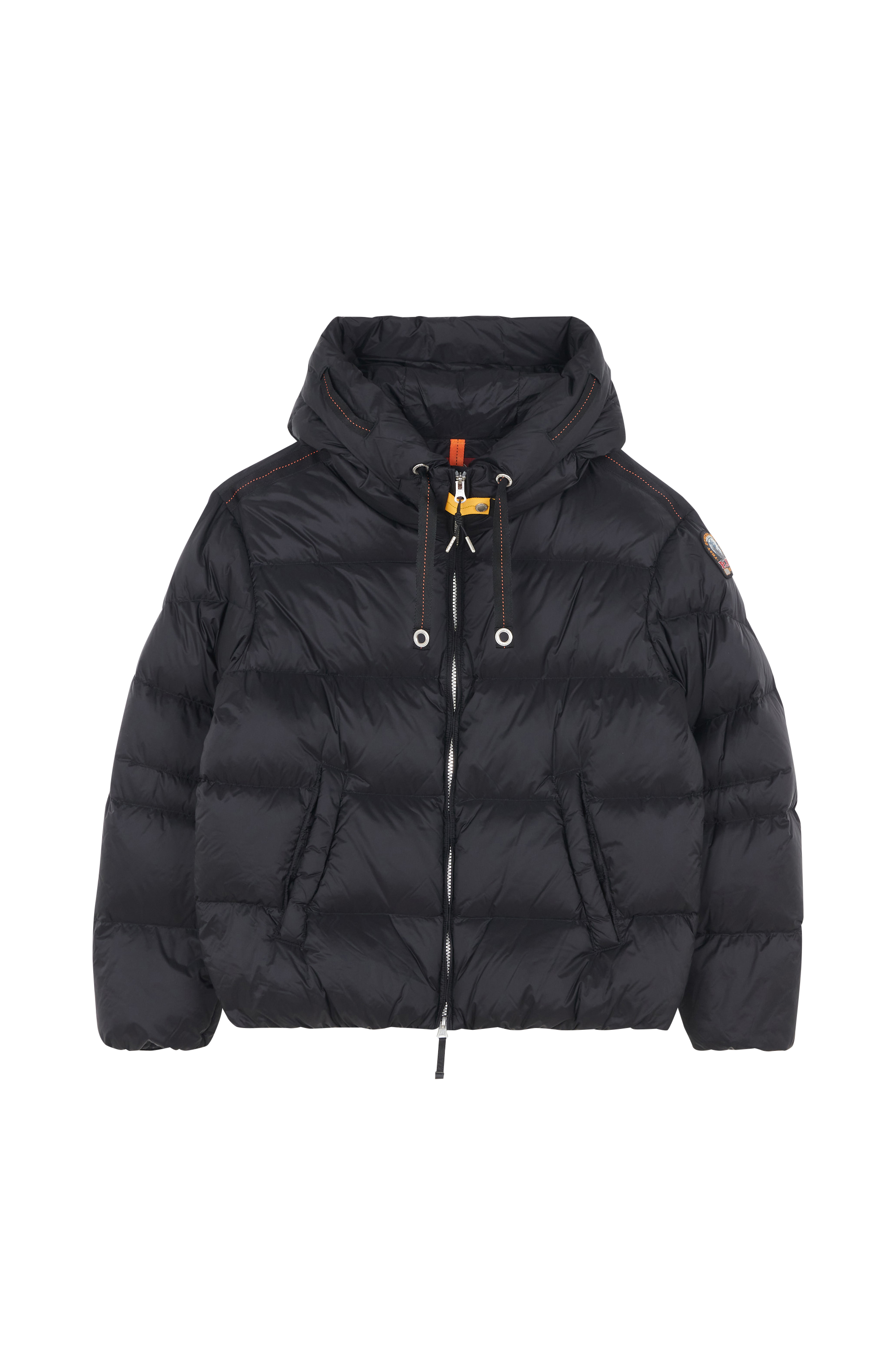 Lightweight quilted padded jacket with high neck Black