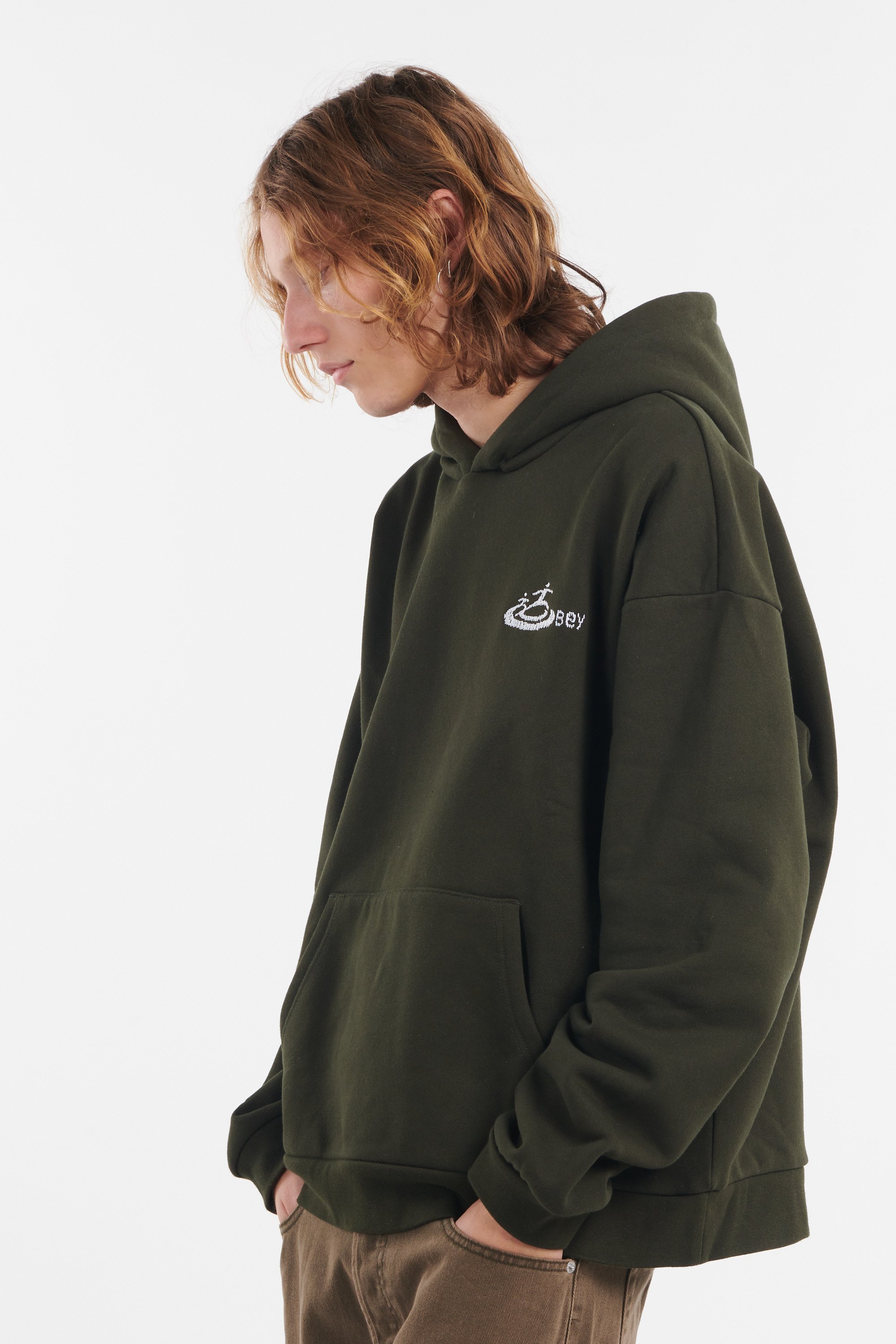 Hoodie | Marron OBEY Homme