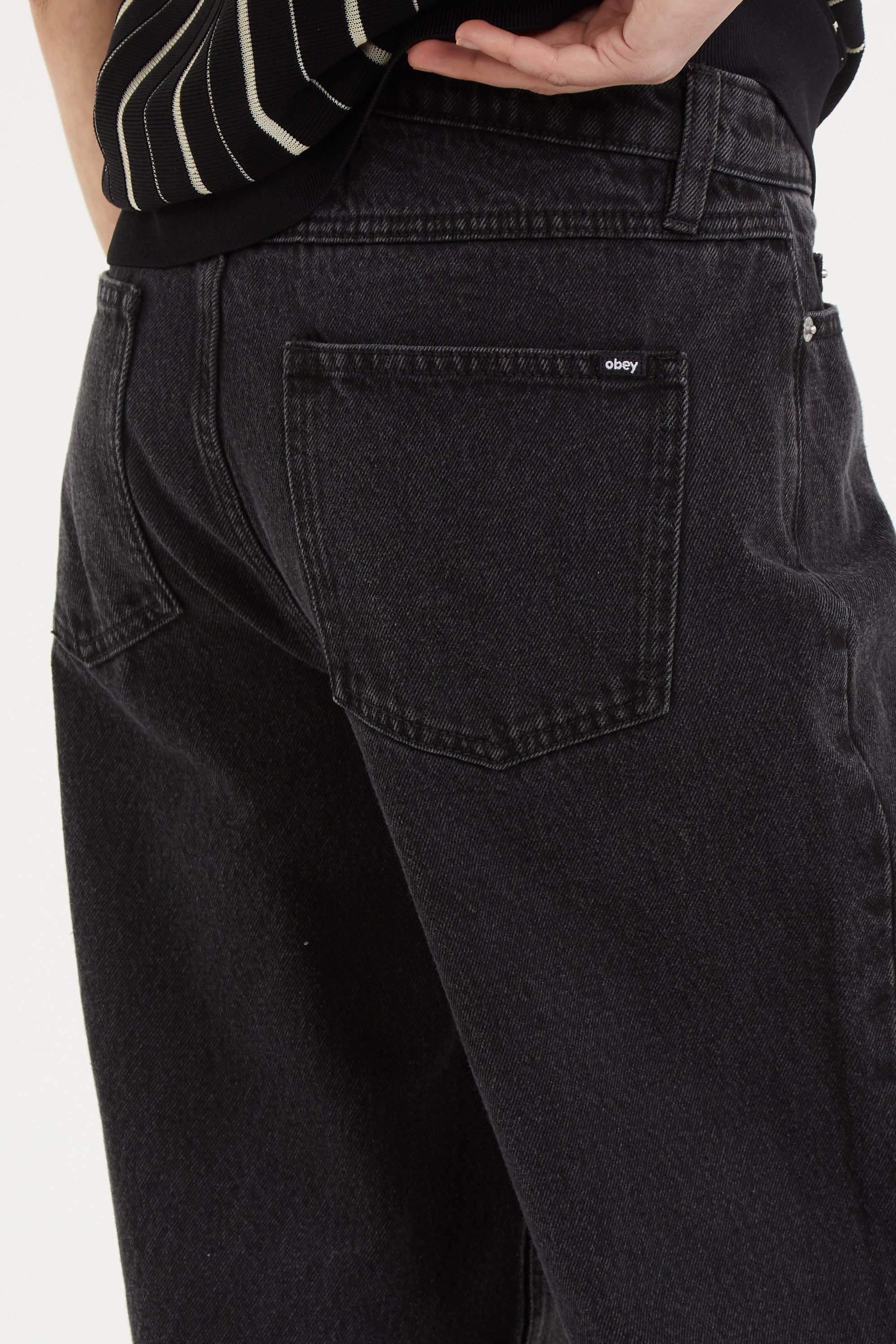 Jean | Noir OBEY Femme