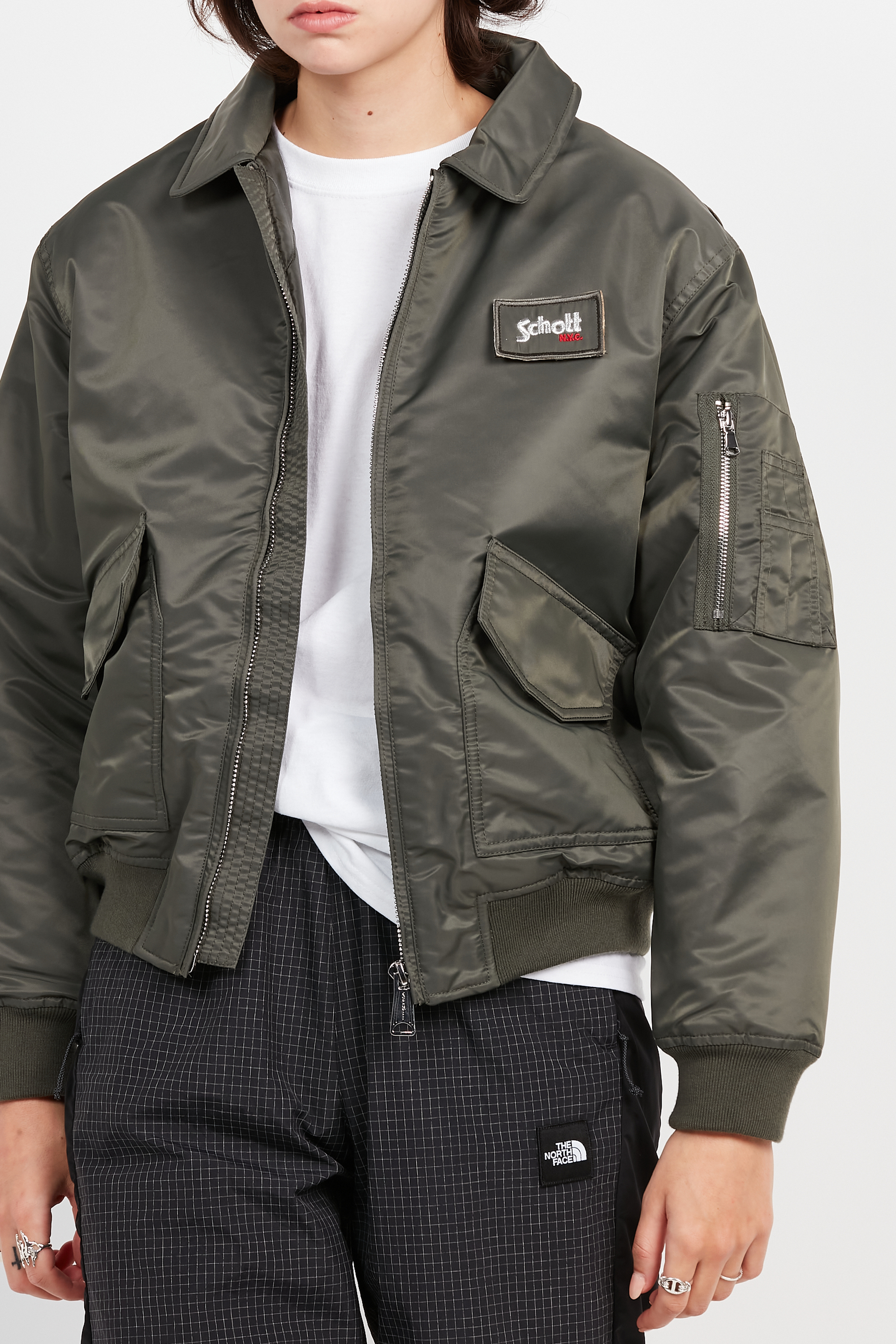 Jacket | Khaki SCHOTT Women