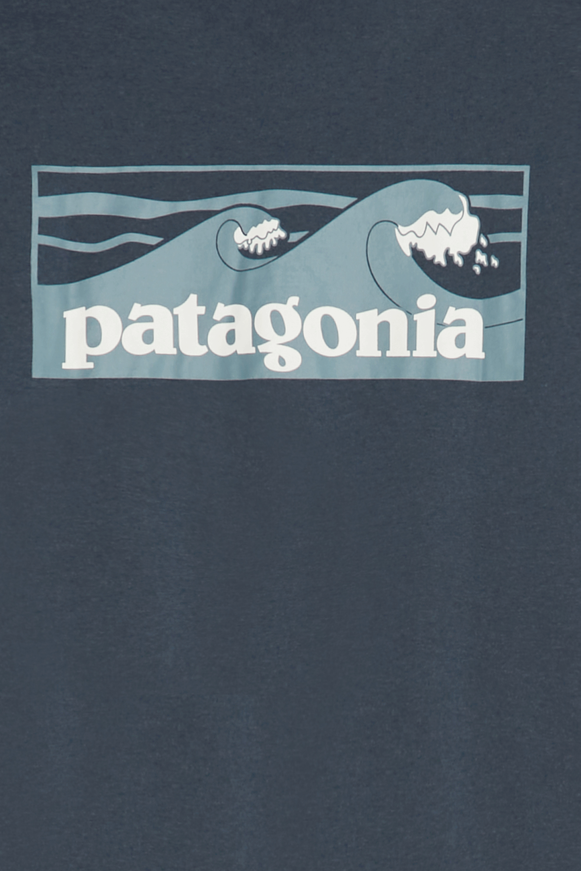 Regular-fit round-neck cotton T-shirt | Blue PATAGONIA Men