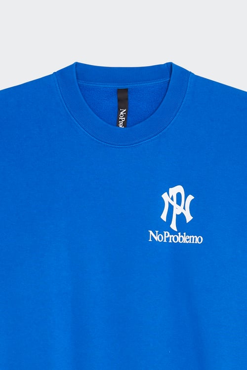 NO PROBLEMO Sweatshirt Bleu