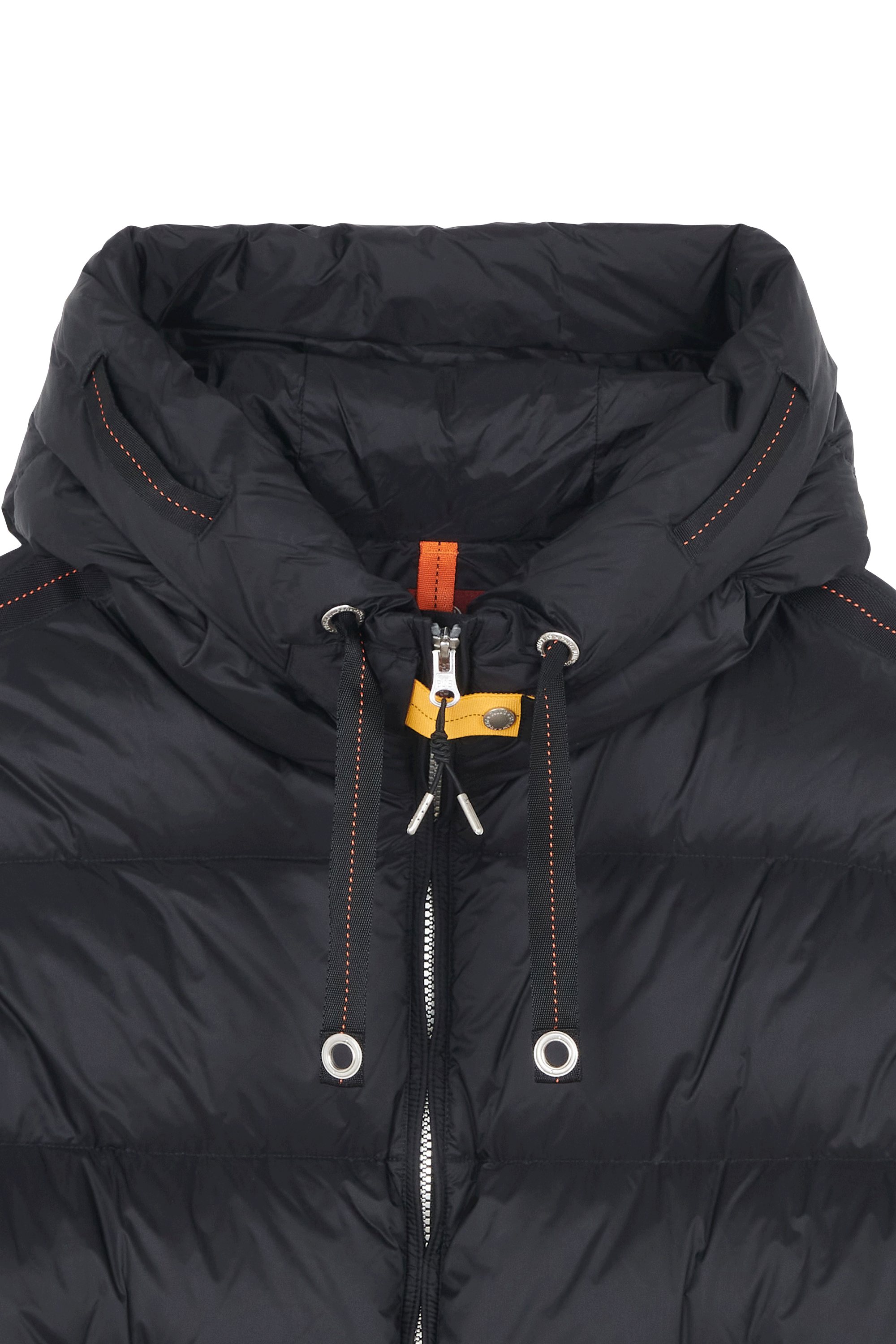 Lightweight quilted padded jacket with high neck Black