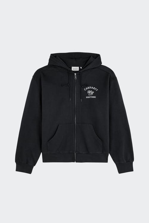 Hoodie zippé - Taille S Noir