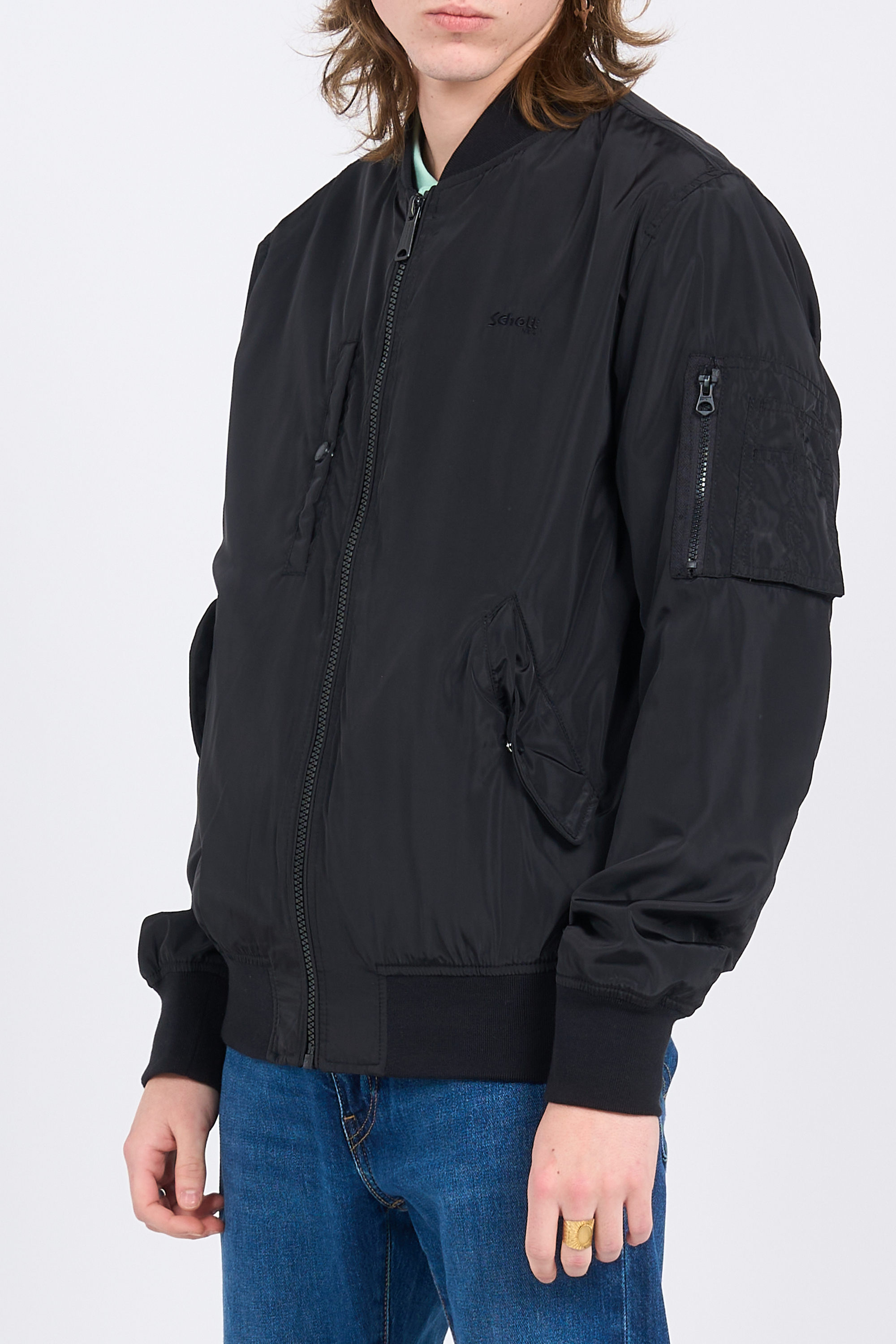 Bomber | Noir SCHOTT Homme