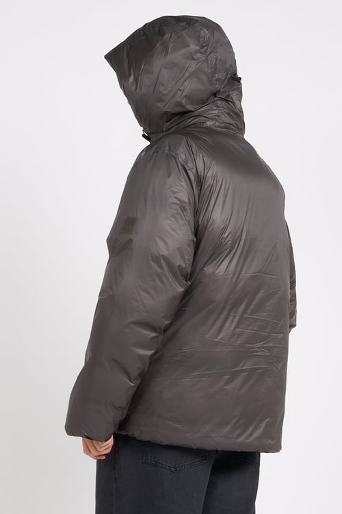 RAINS Lightweight quilted padded jacket with high neck Grey