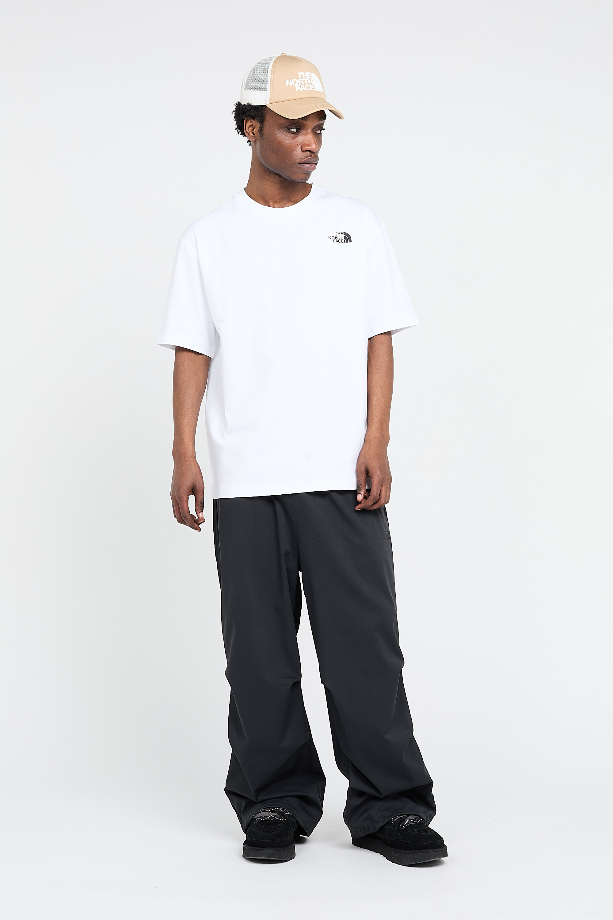 Regular-fit round-neck cotton T-shirt White