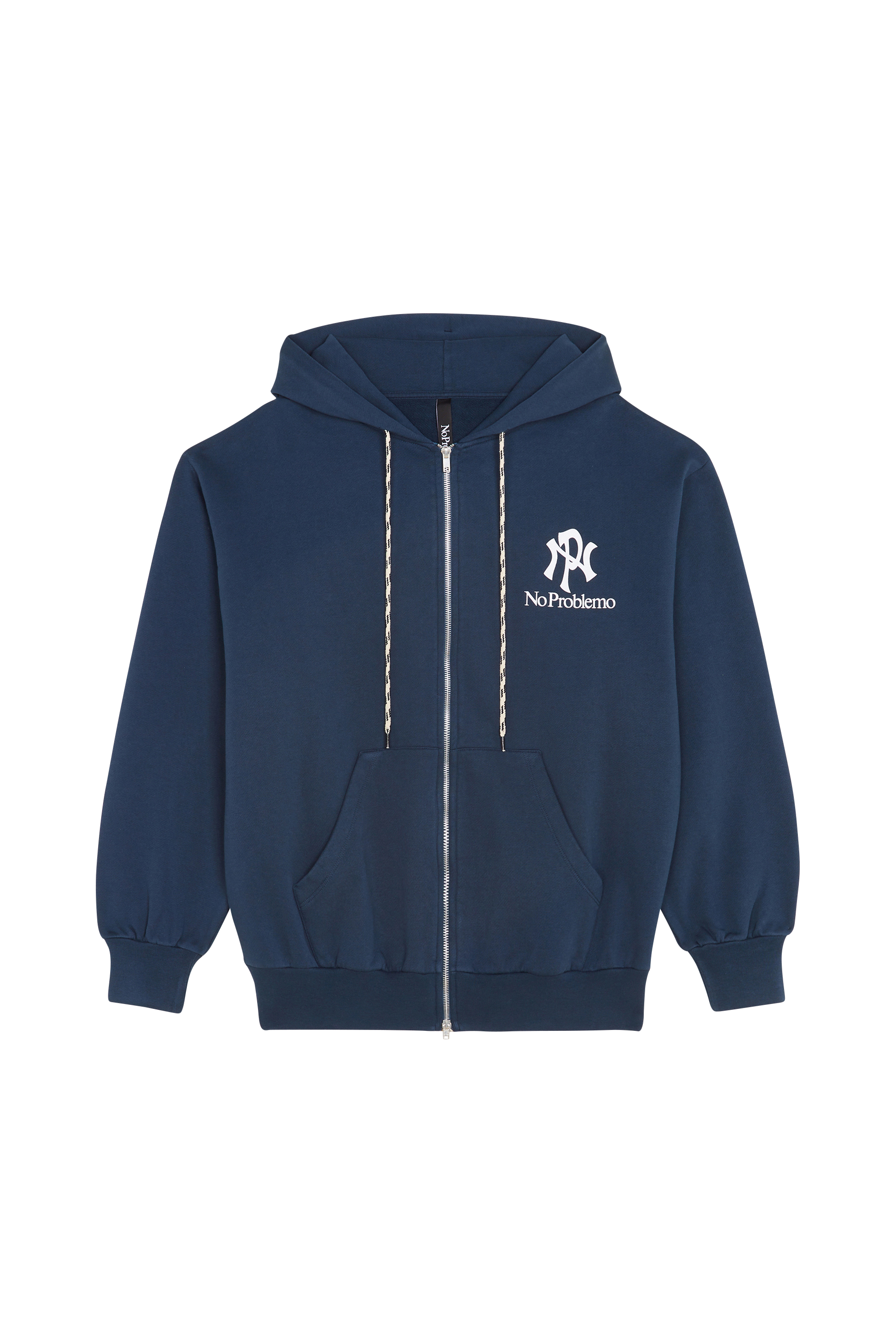 zip-up hoodie Blue