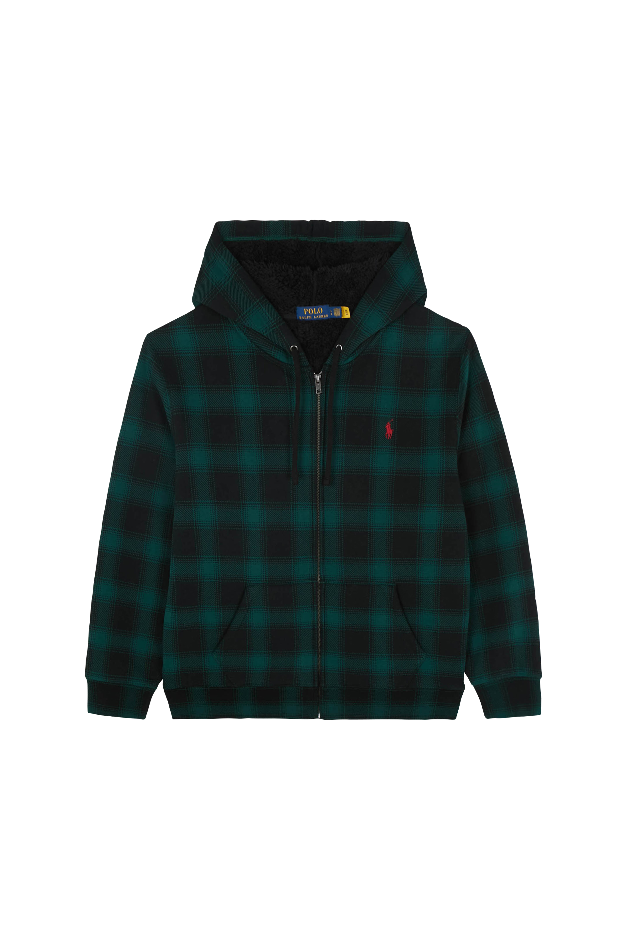 Hoodie zippé Vert