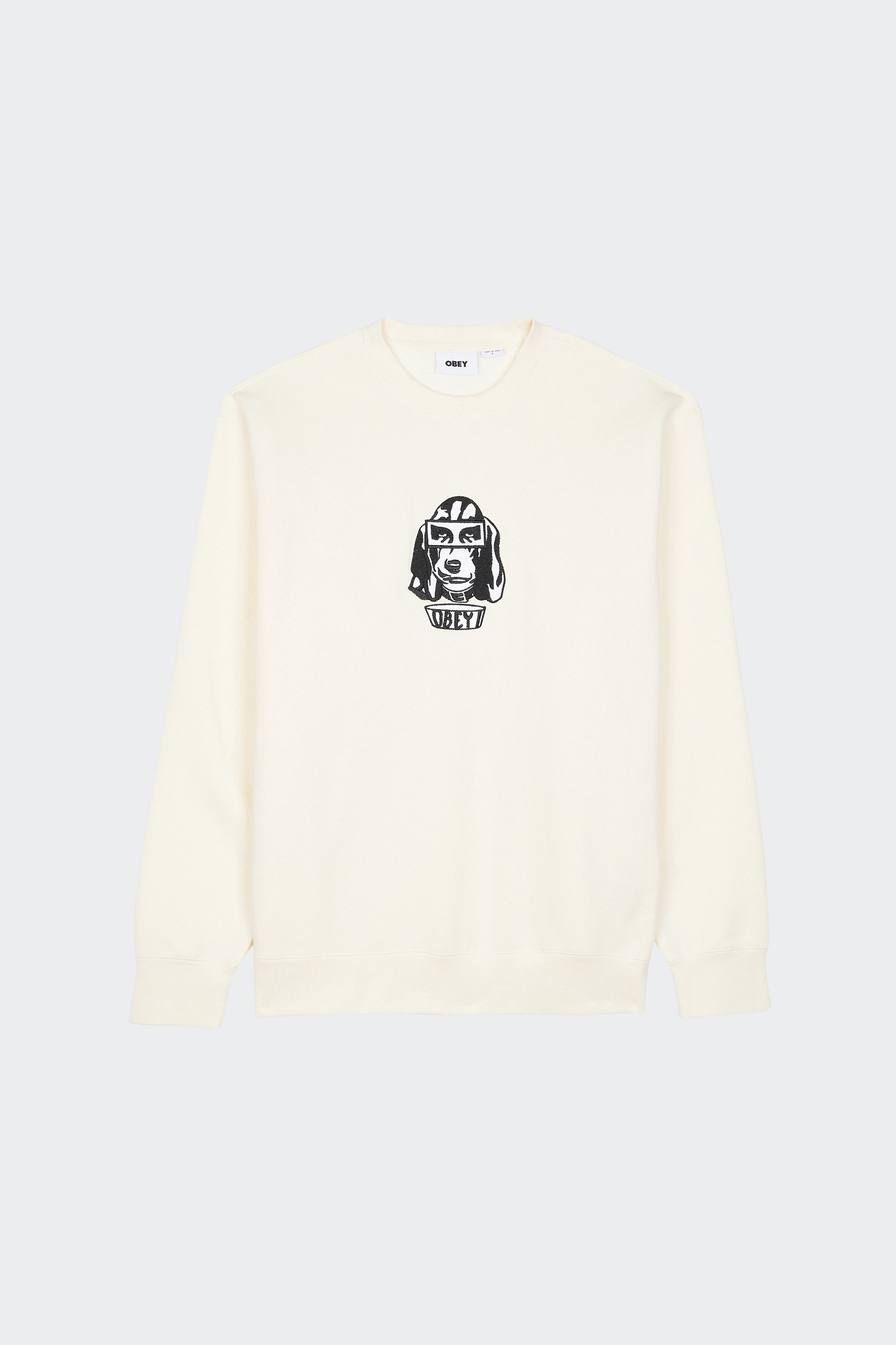 sweatshirt | Beige by OBEY sweatshirt Beige