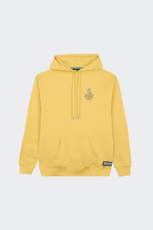 JACKER Hoodie Jaune