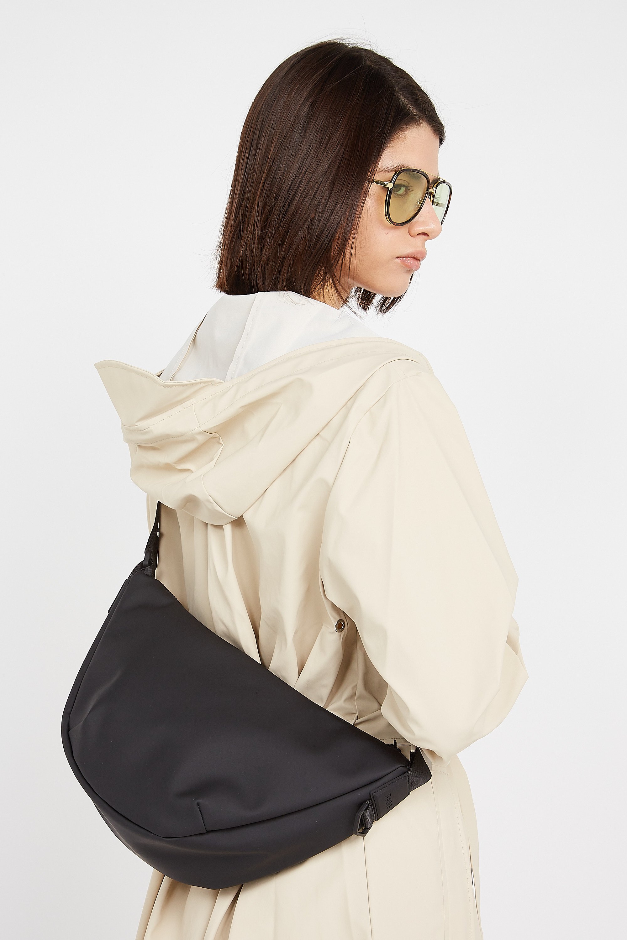 Sac porté épaule | Noir by RAINS Sac porté épaule Noir