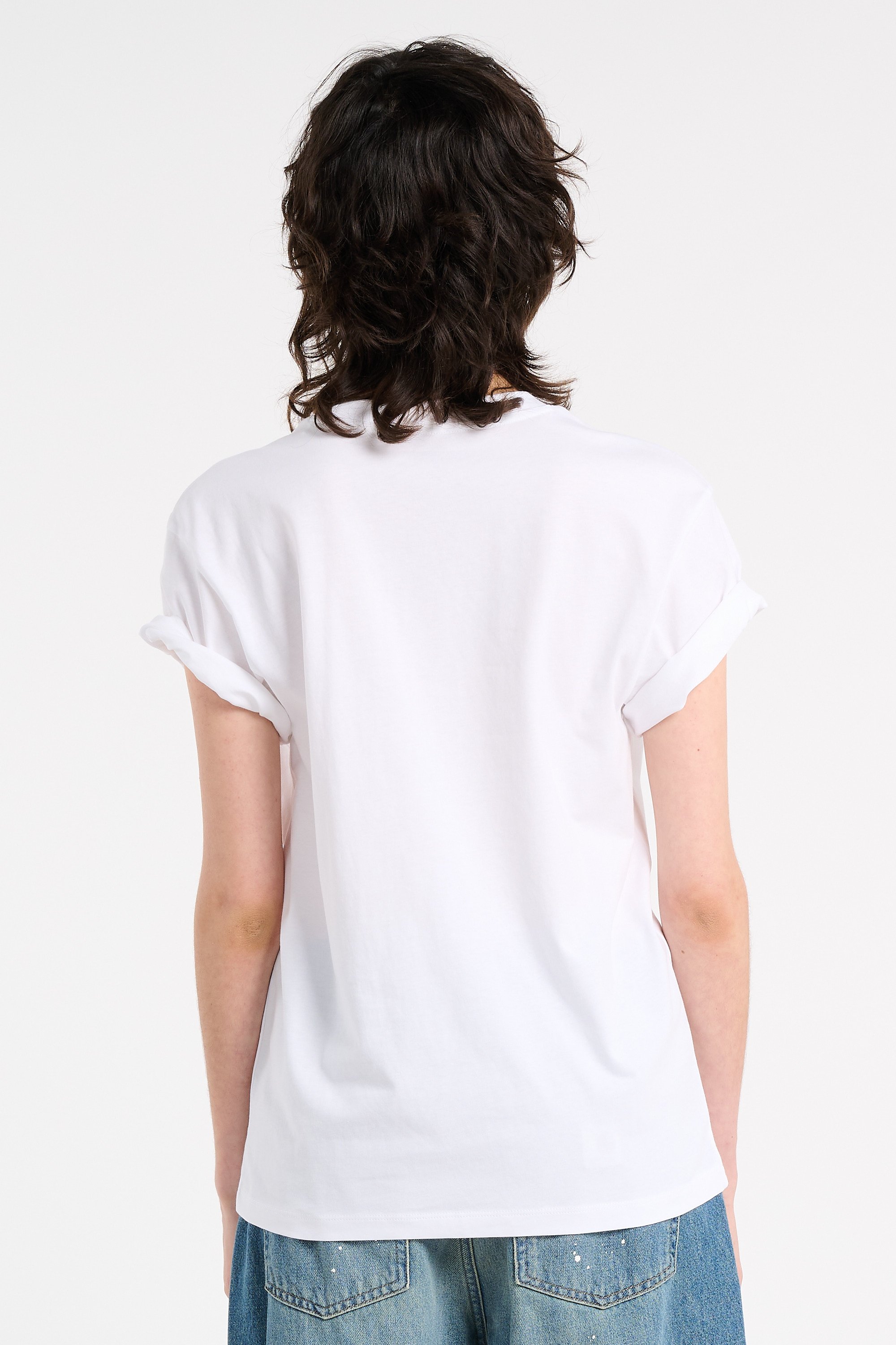Round neck organic cotton t-shirt | White CARHARTT WIP Women