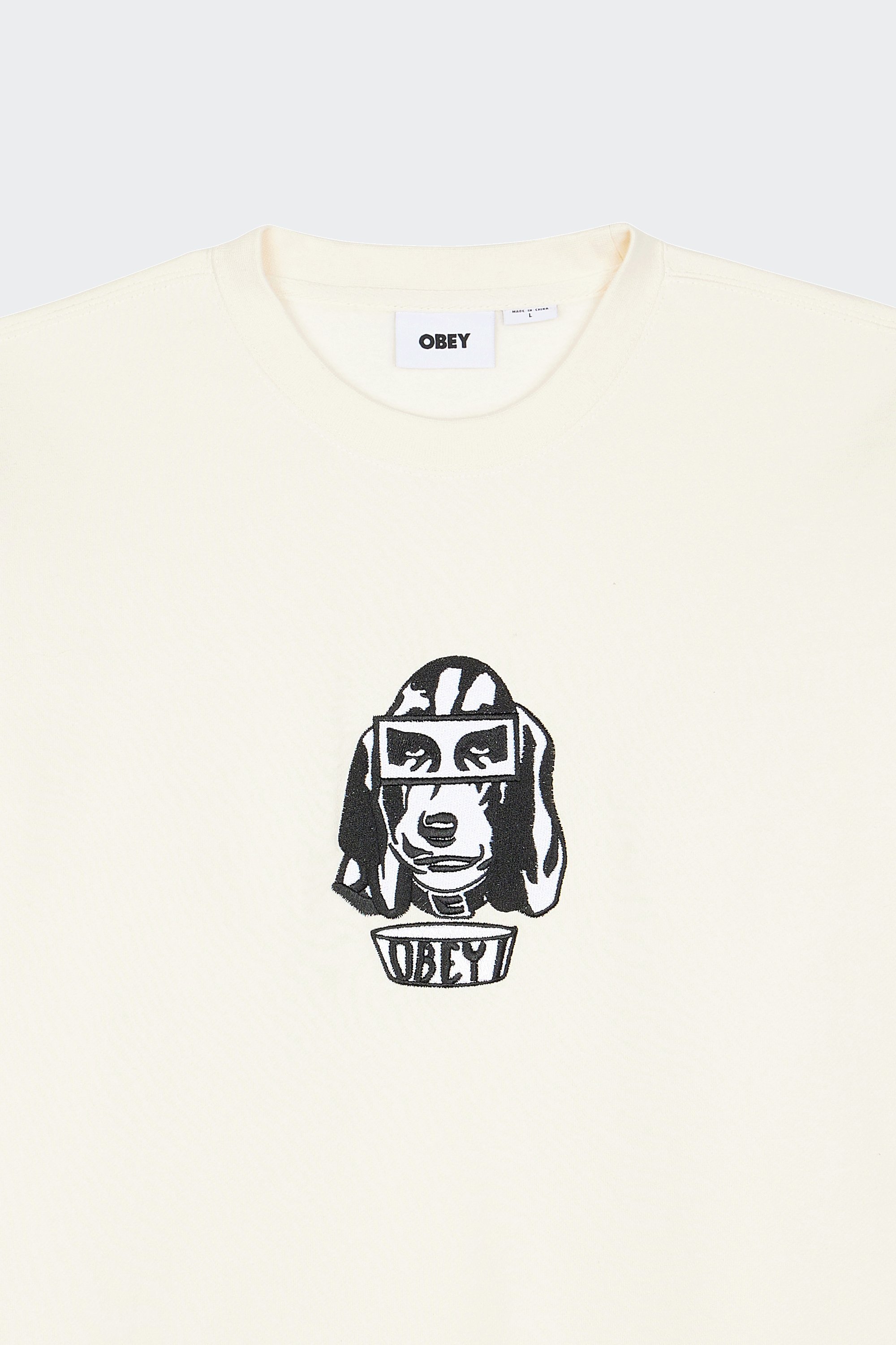 sweatshirt | Beige by OBEY sweatshirt Beige