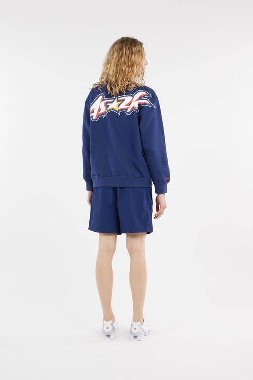 MITCHELL & NESS Sweatshirt Bleu