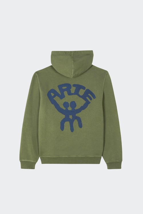 ARTE ANTWERP Hoodie Kaki