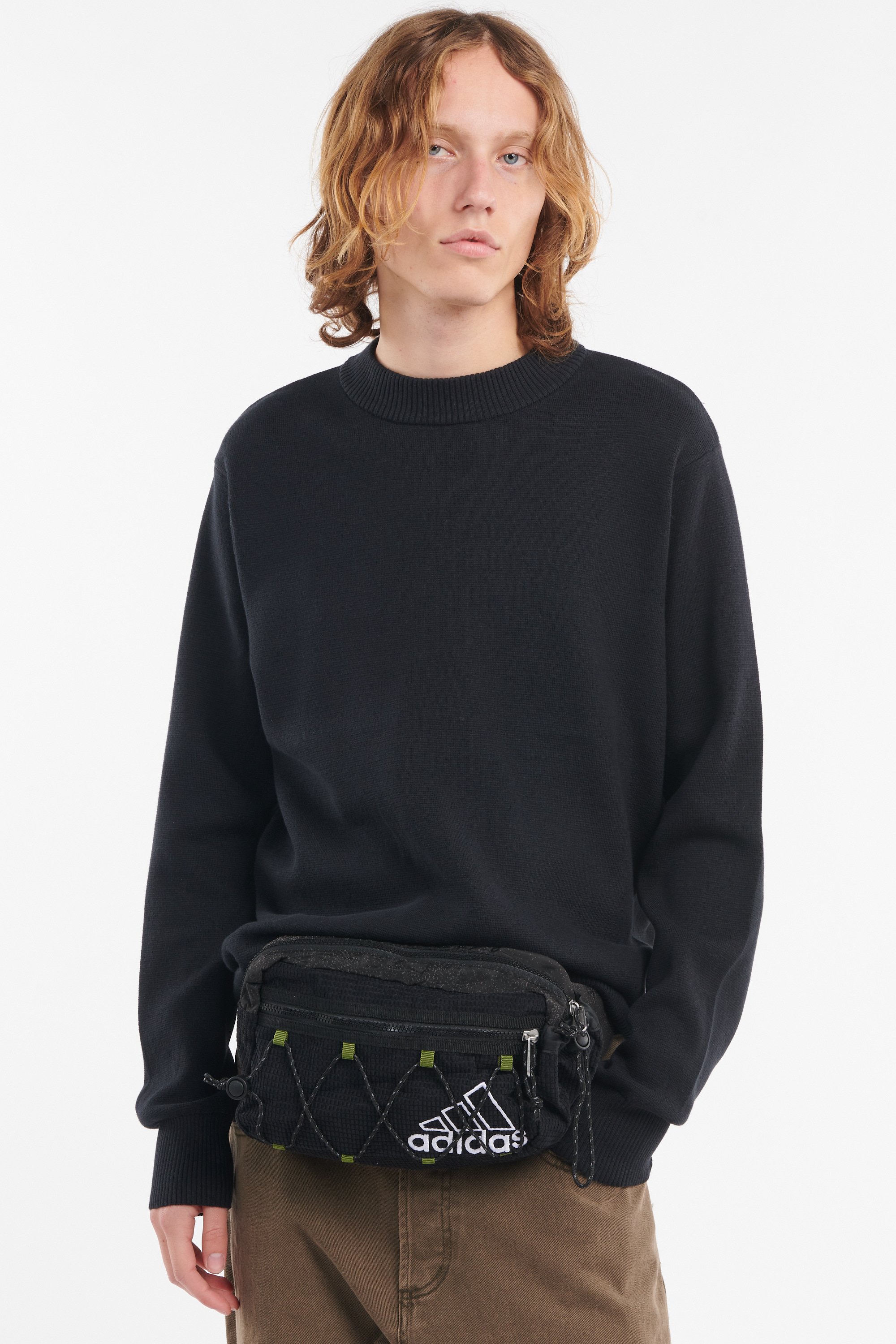 Canvas waist bag ADIDAS Black