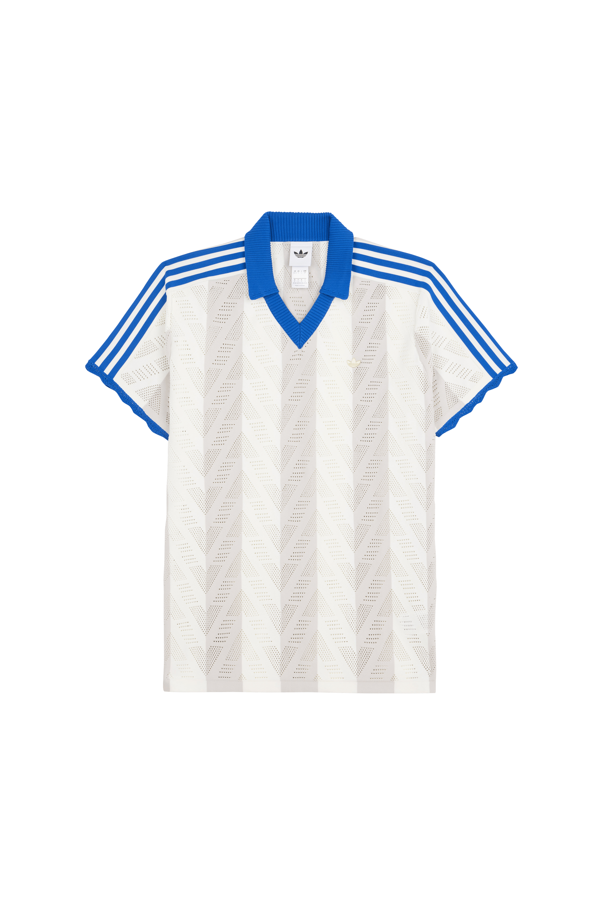 Regular-fit round-neck cotton T-shirt ADIDAS White