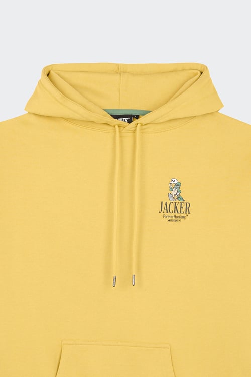 JACKER Hoodie Jaune