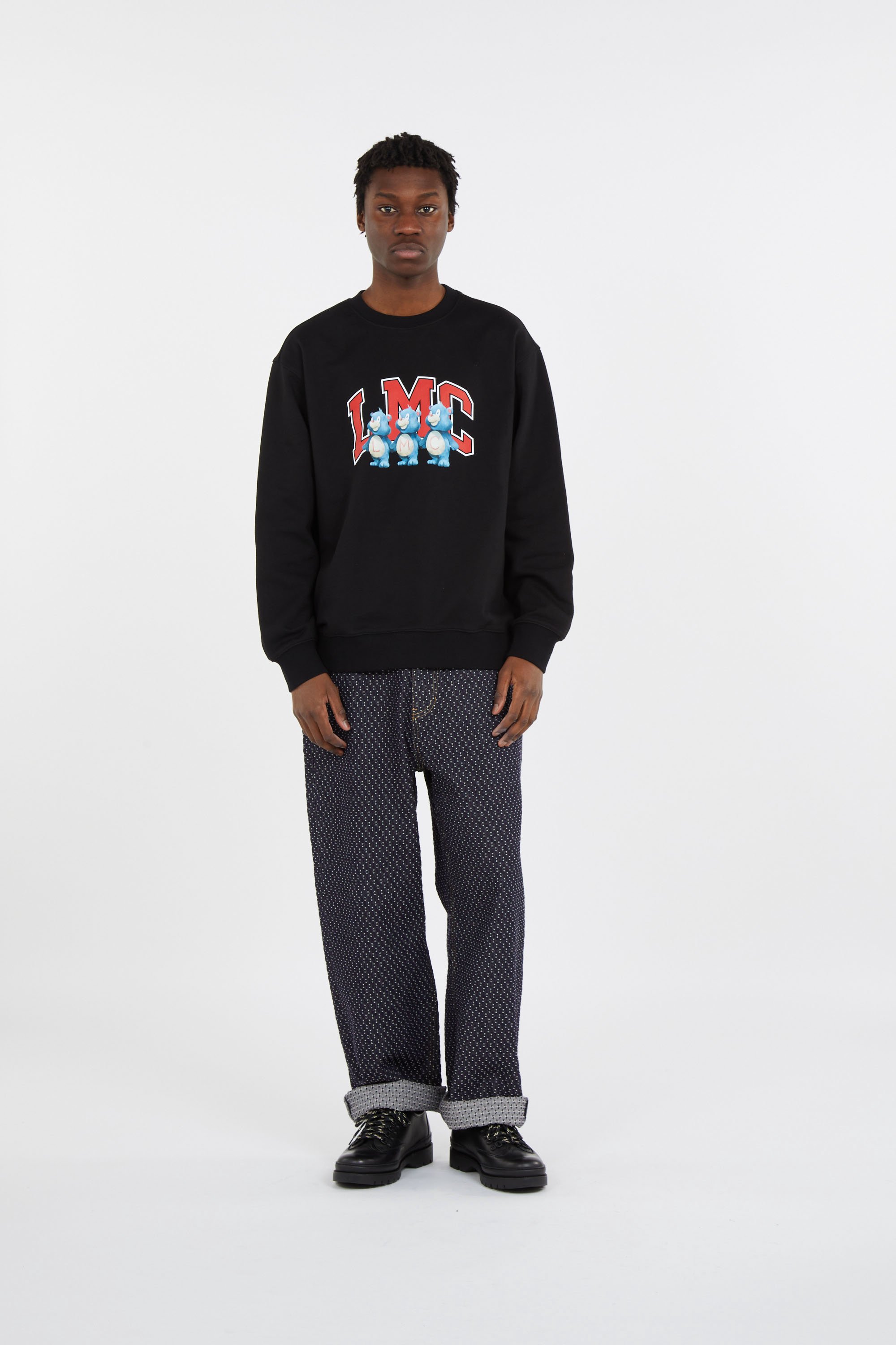 Sweatshirt LOST MANAGEMENT CITIES Noir