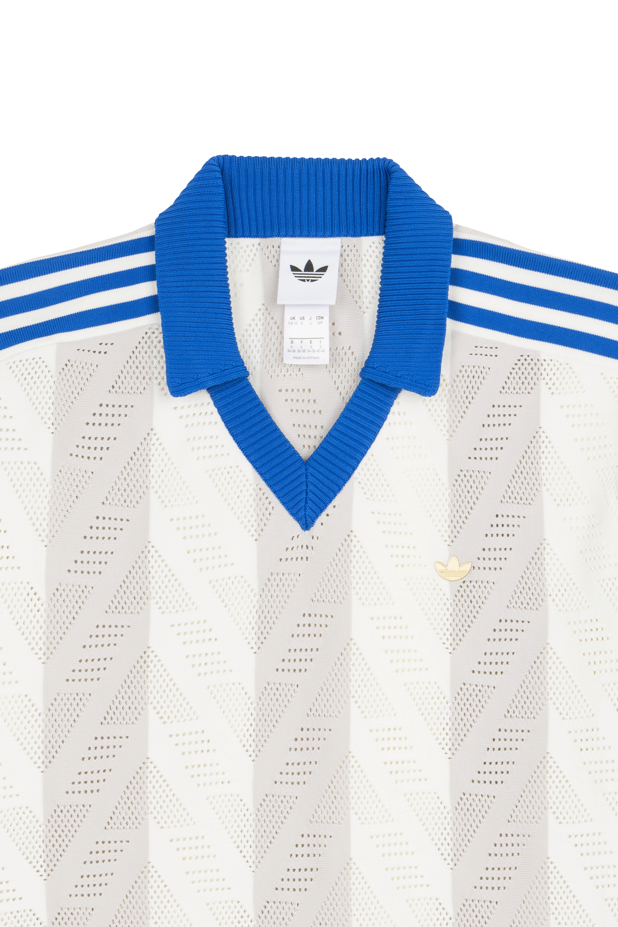 Regular-fit round-neck cotton T-shirt ADIDAS White