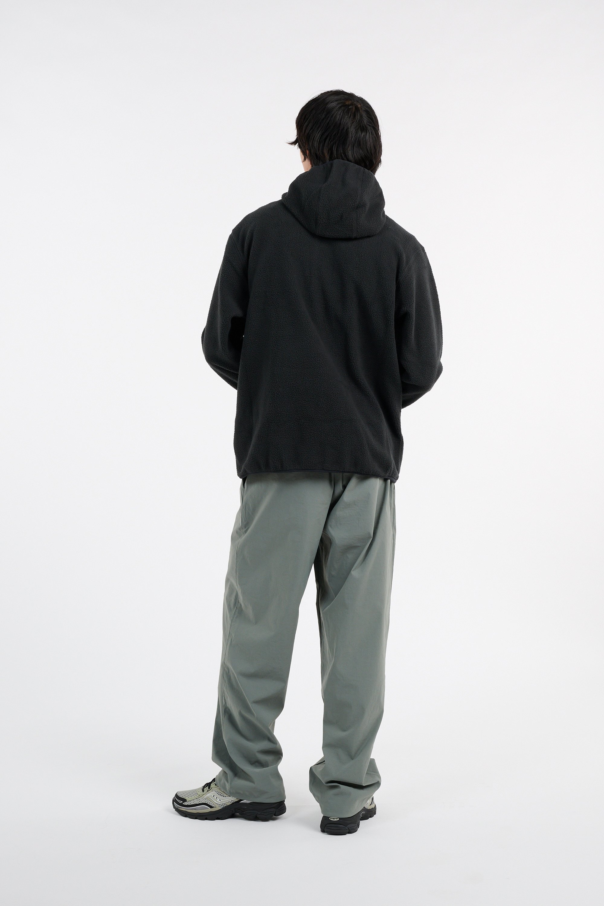 Men?s Storm 96 LO fabric and leather sneakers | Grey SAUCONY Men