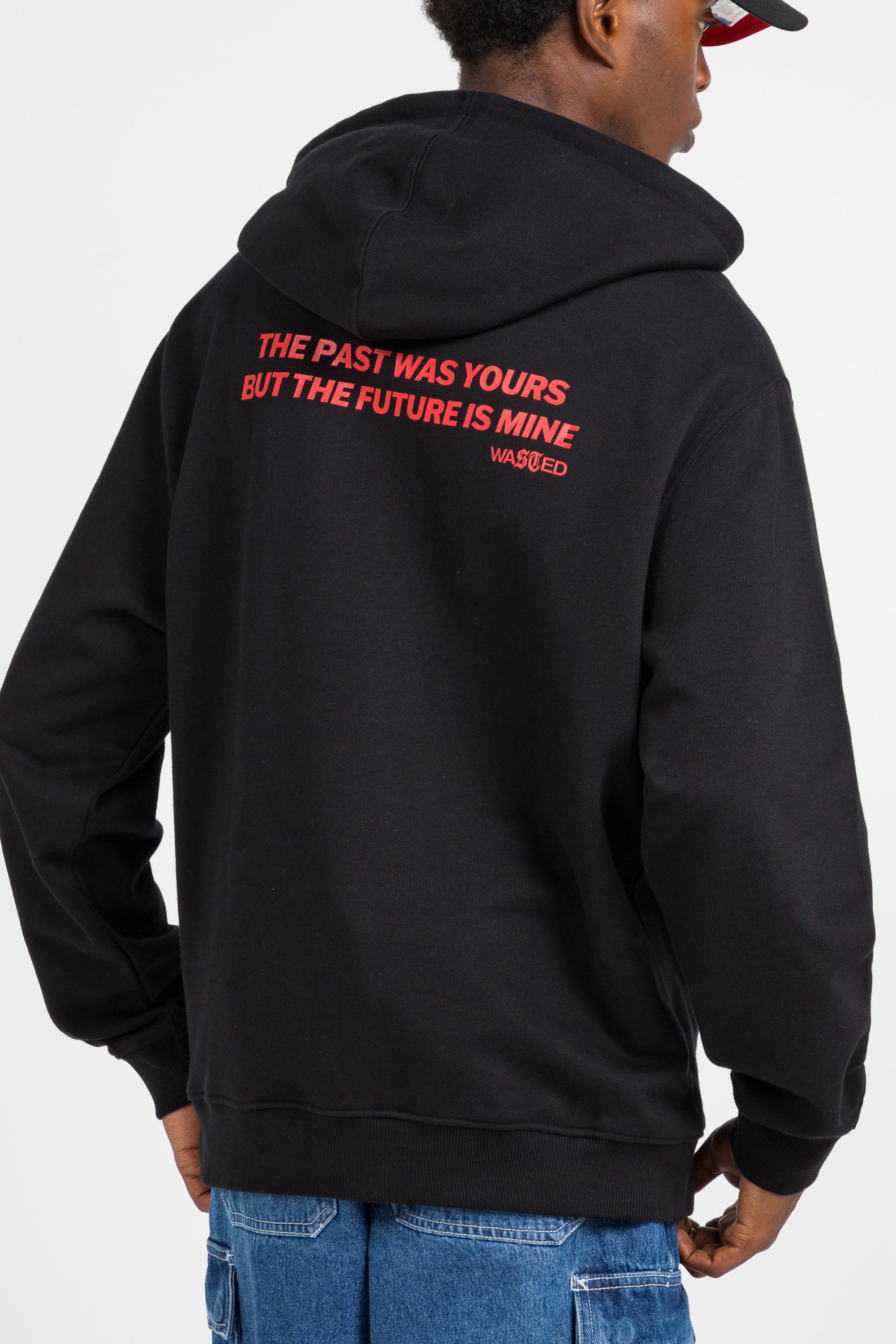 Hoodie | Black WASTED Men