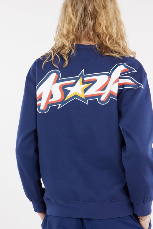 MITCHELL & NESS Sweatshirt Bleu