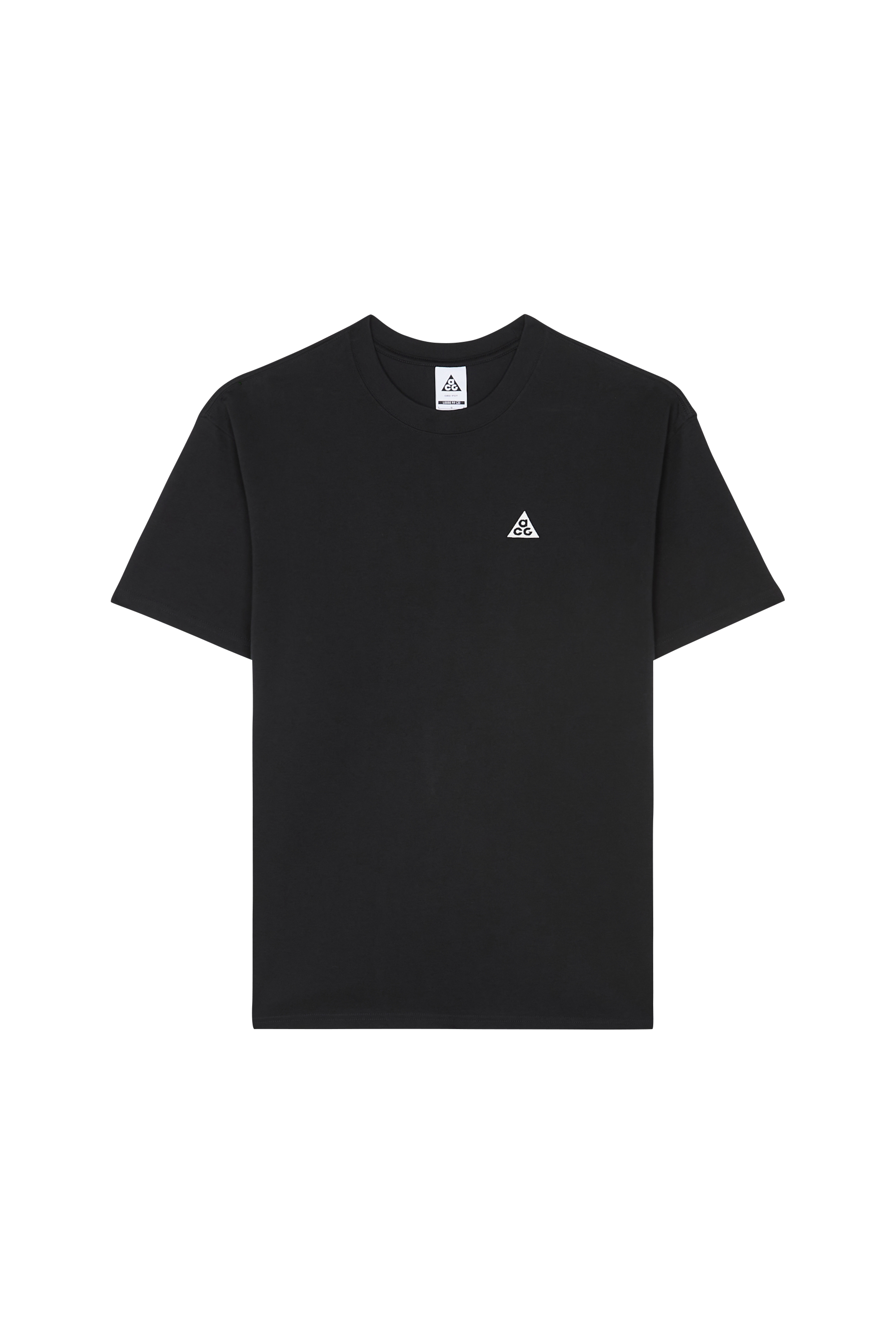 Regular-fit round-neck cotton T-shirt NIKE Black