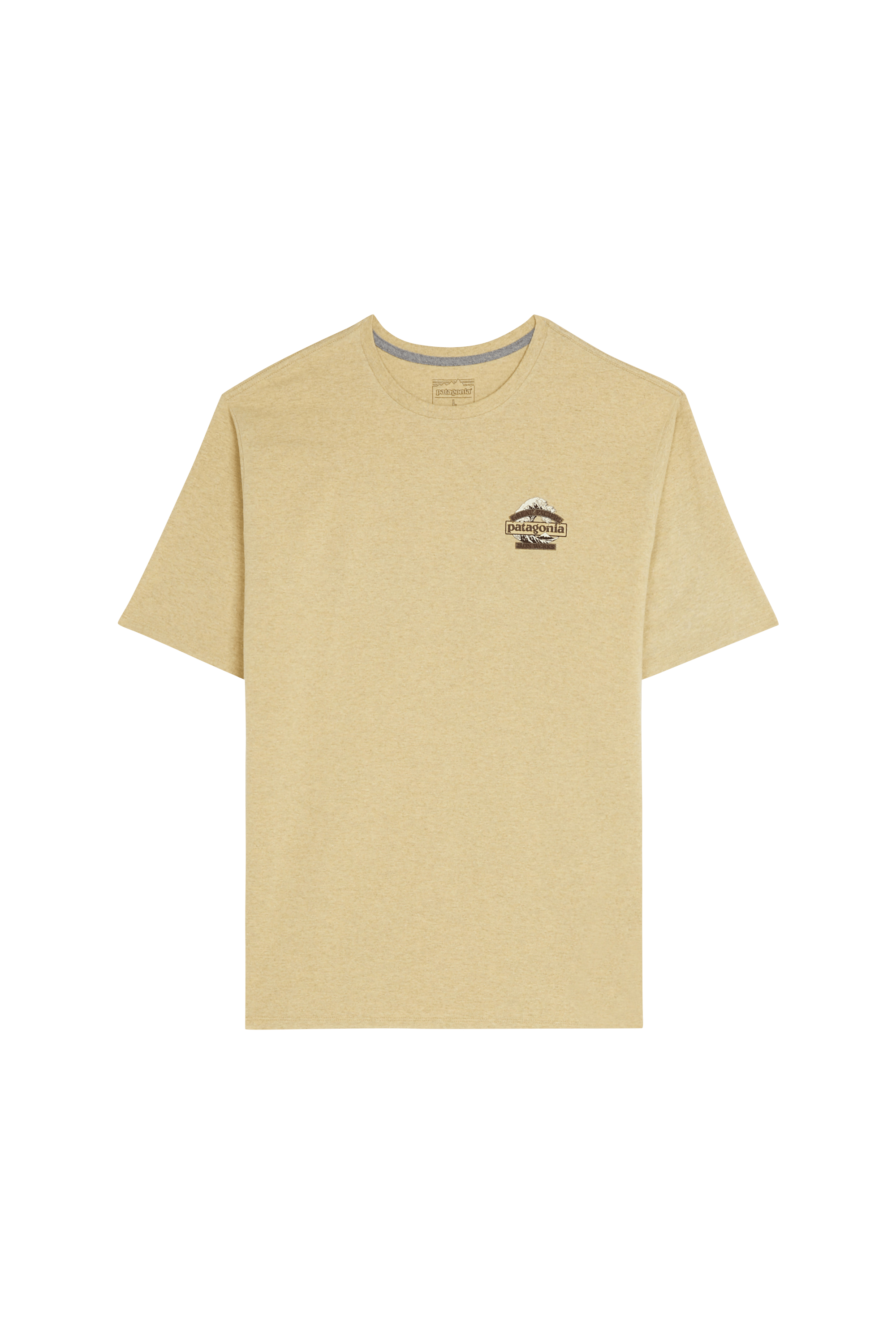 Regular-fit round-neck cotton T-shirt | Yellow PATAGONIA Men