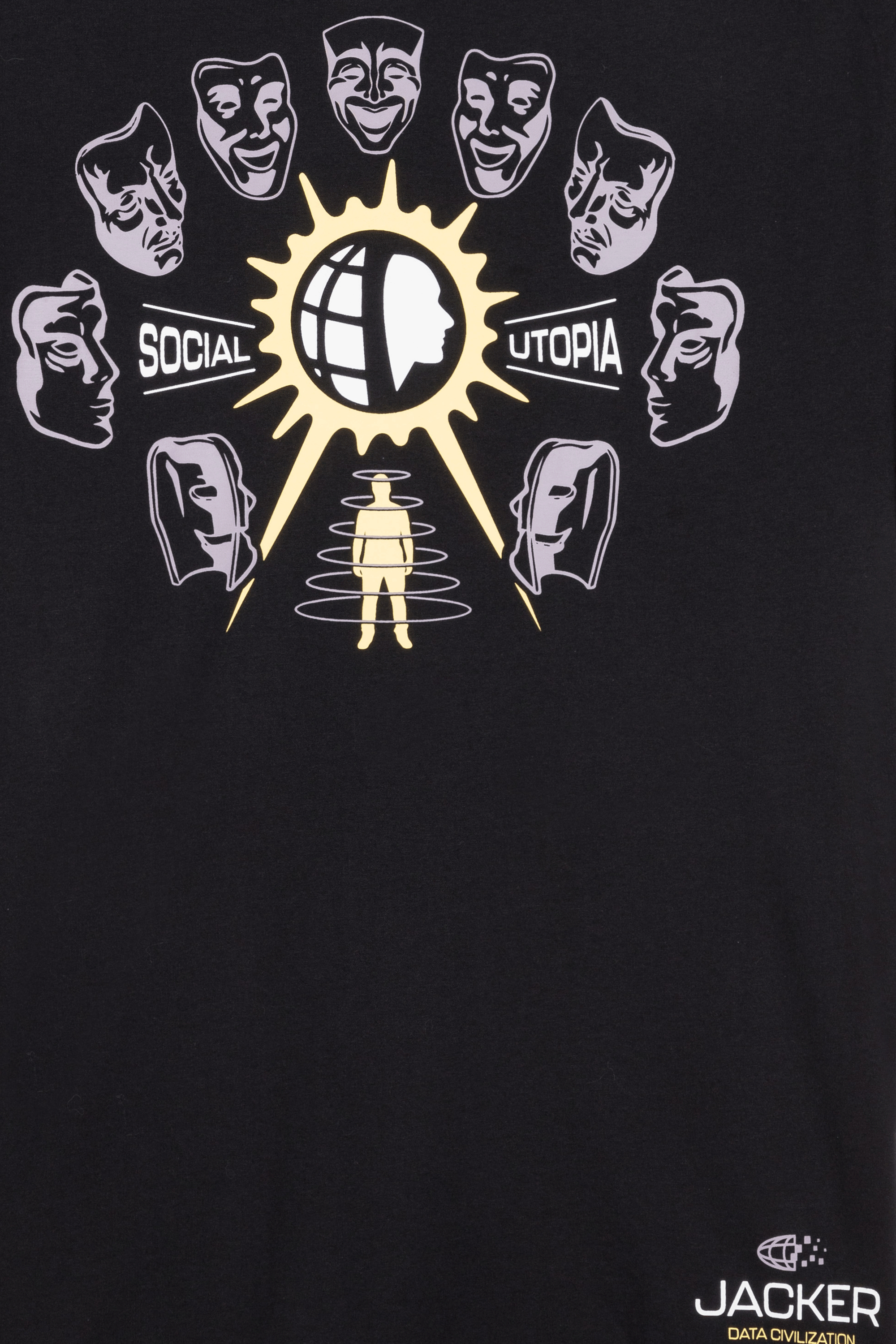 T-shirt | Noir JACKER Homme