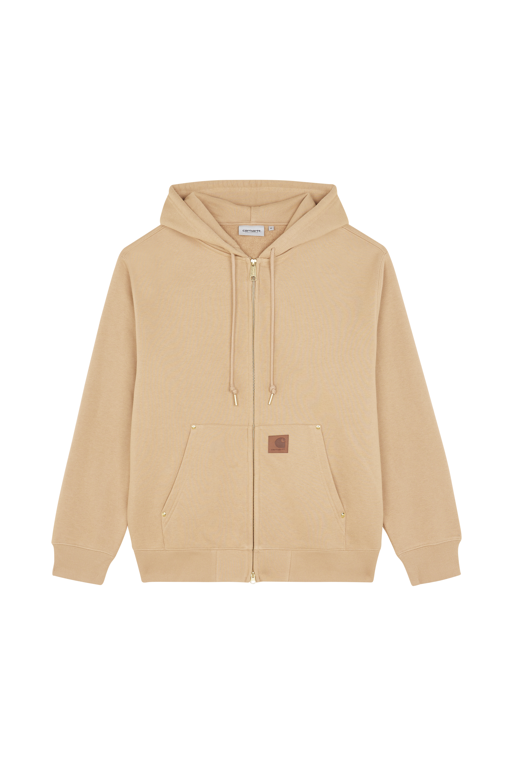 Hoodie zippé Marron