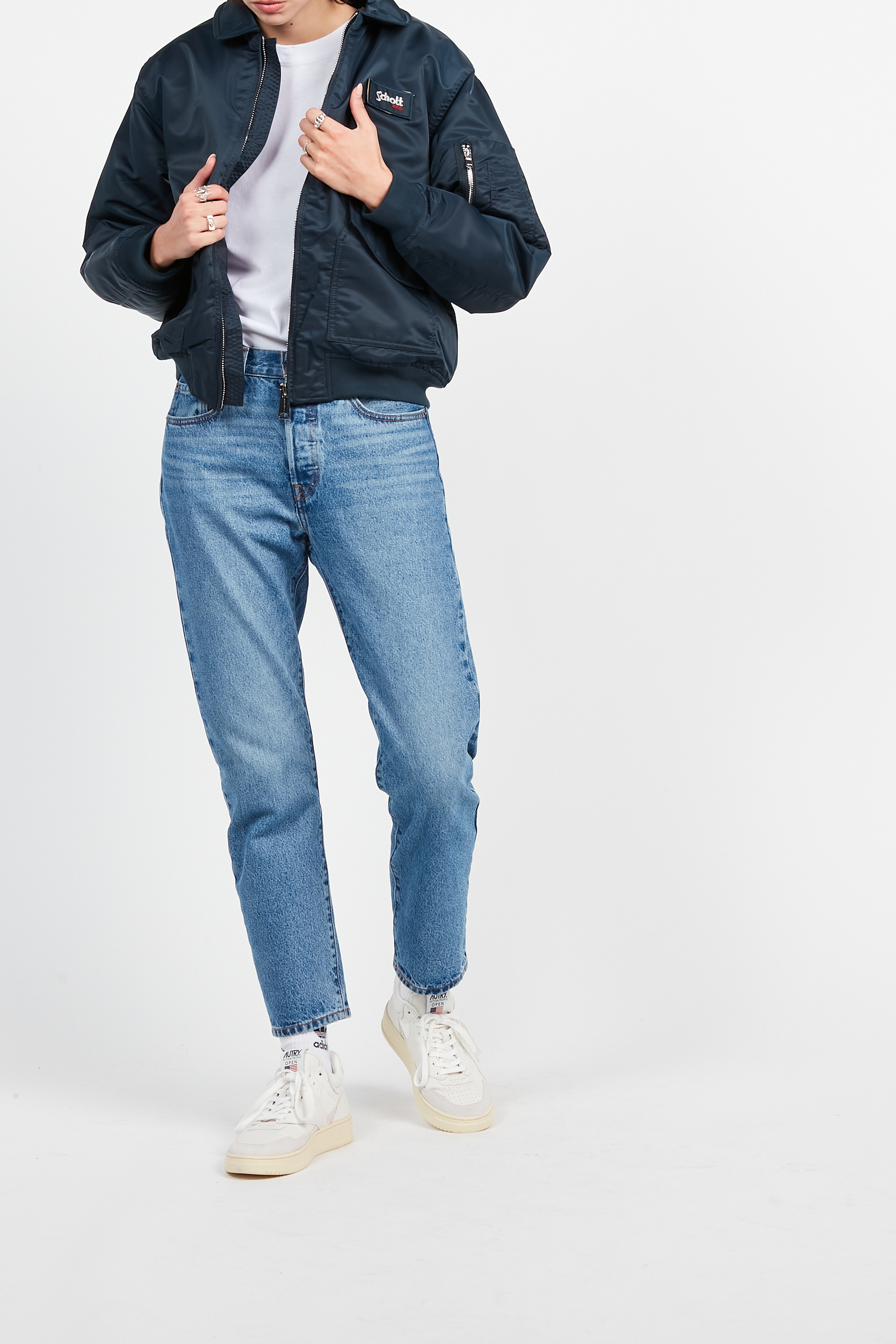 Blouson SCHOTT Bleu