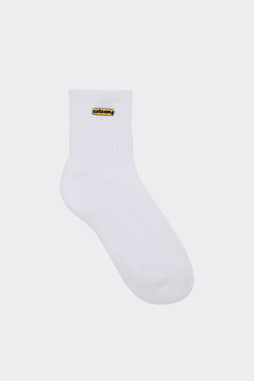 OBEY Chaussettes Blanc