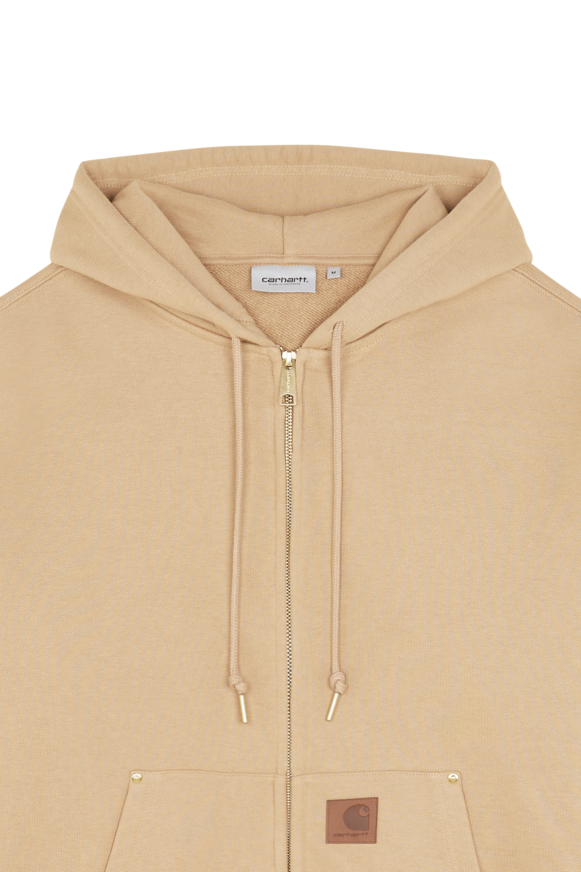 zip-up hoodie Beige