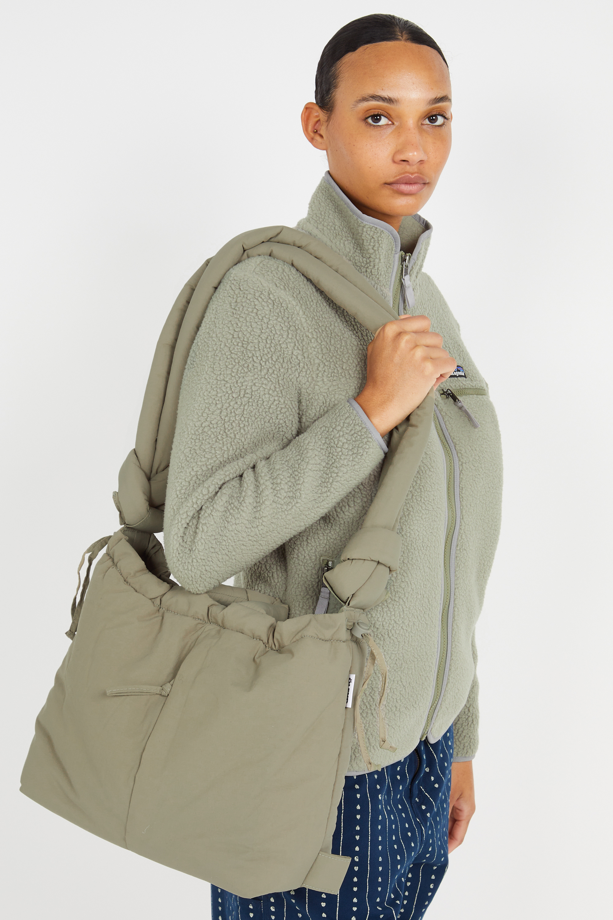 Sac shopping Vert