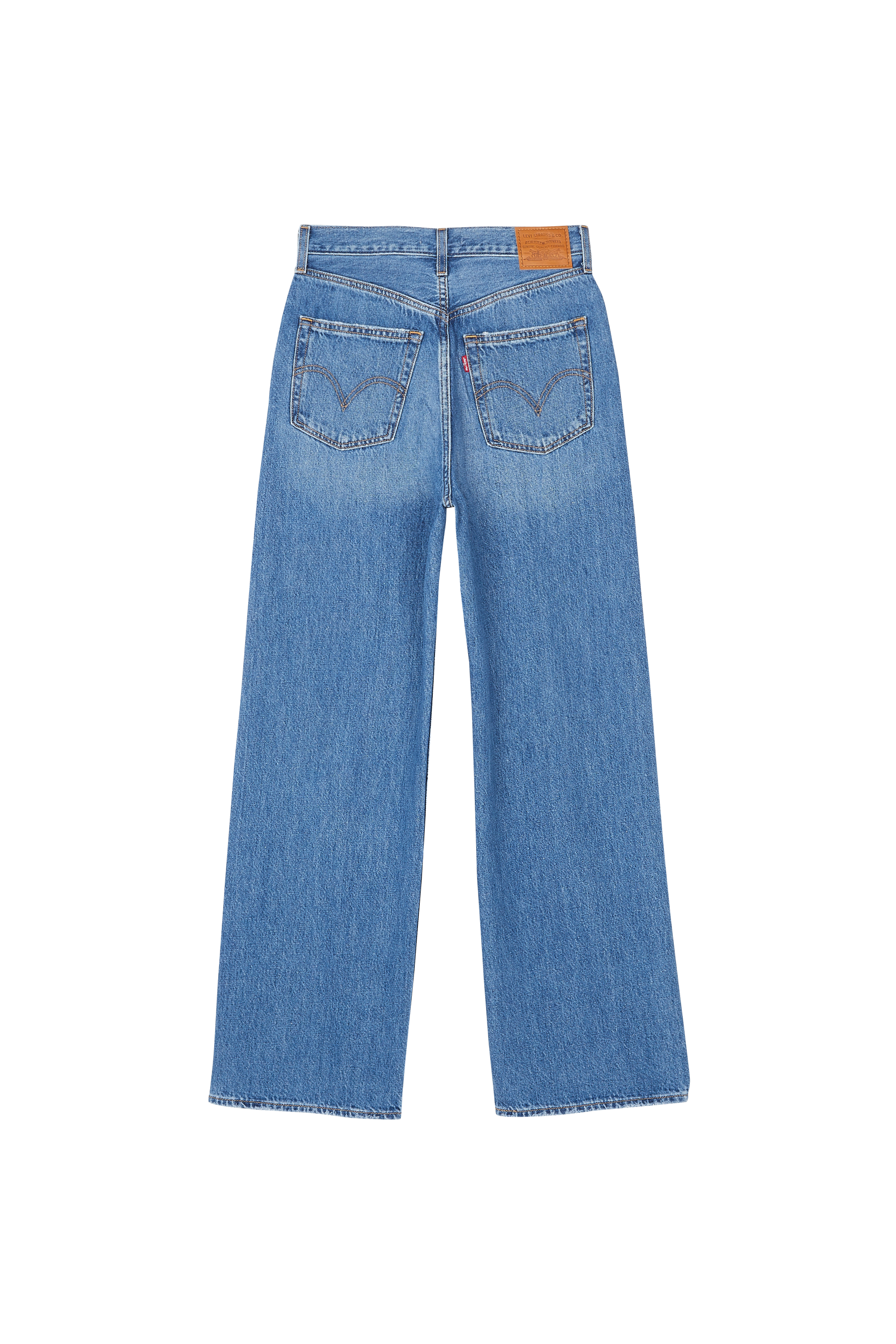 High-rise wide-leg jeans Blue