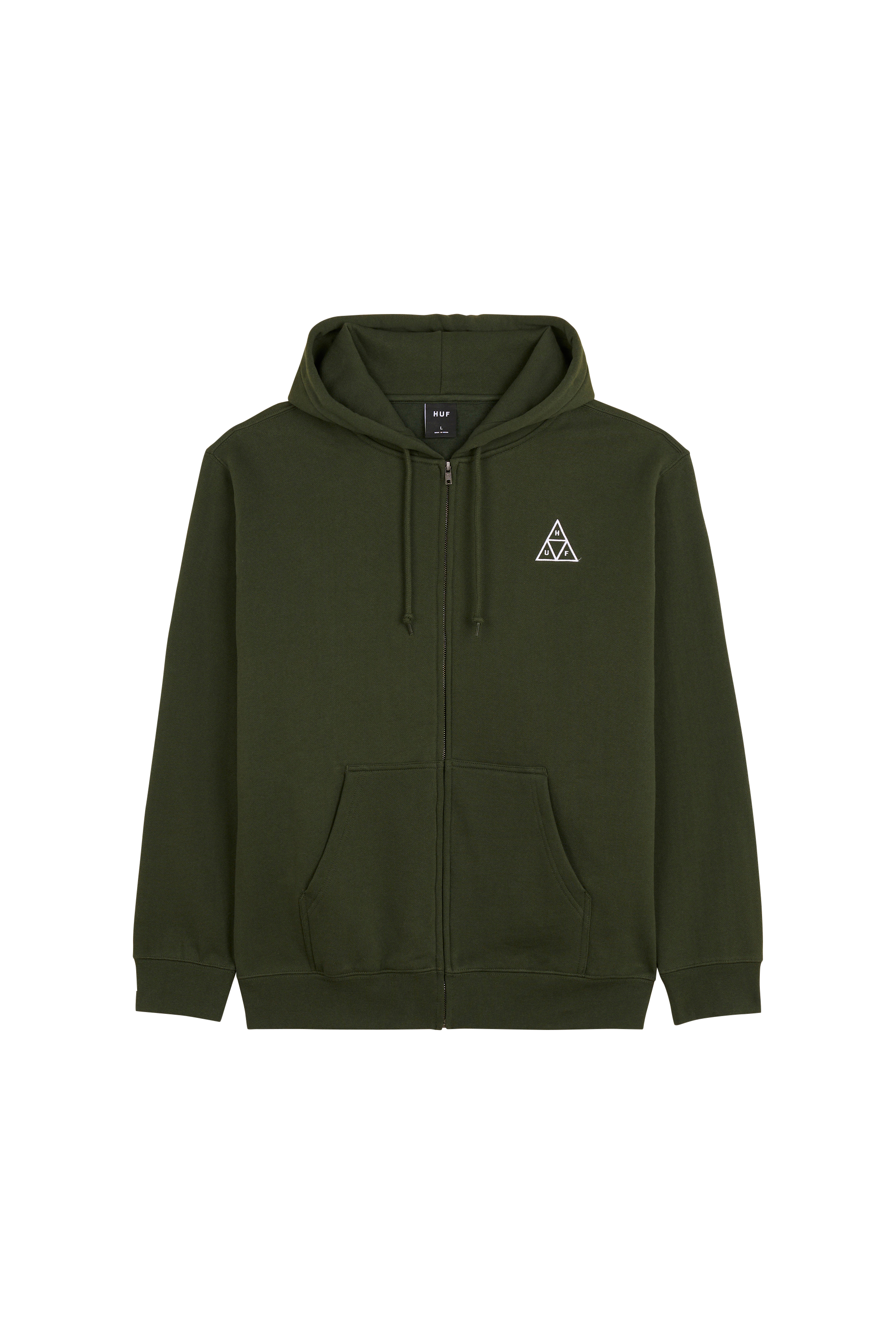 zip-up hoodie Green